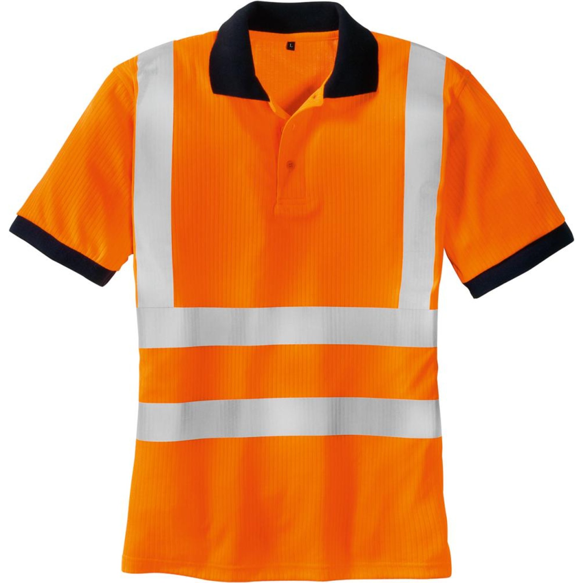 Warnschutz-Polo-SYLT, leuchtorange, Gr. L