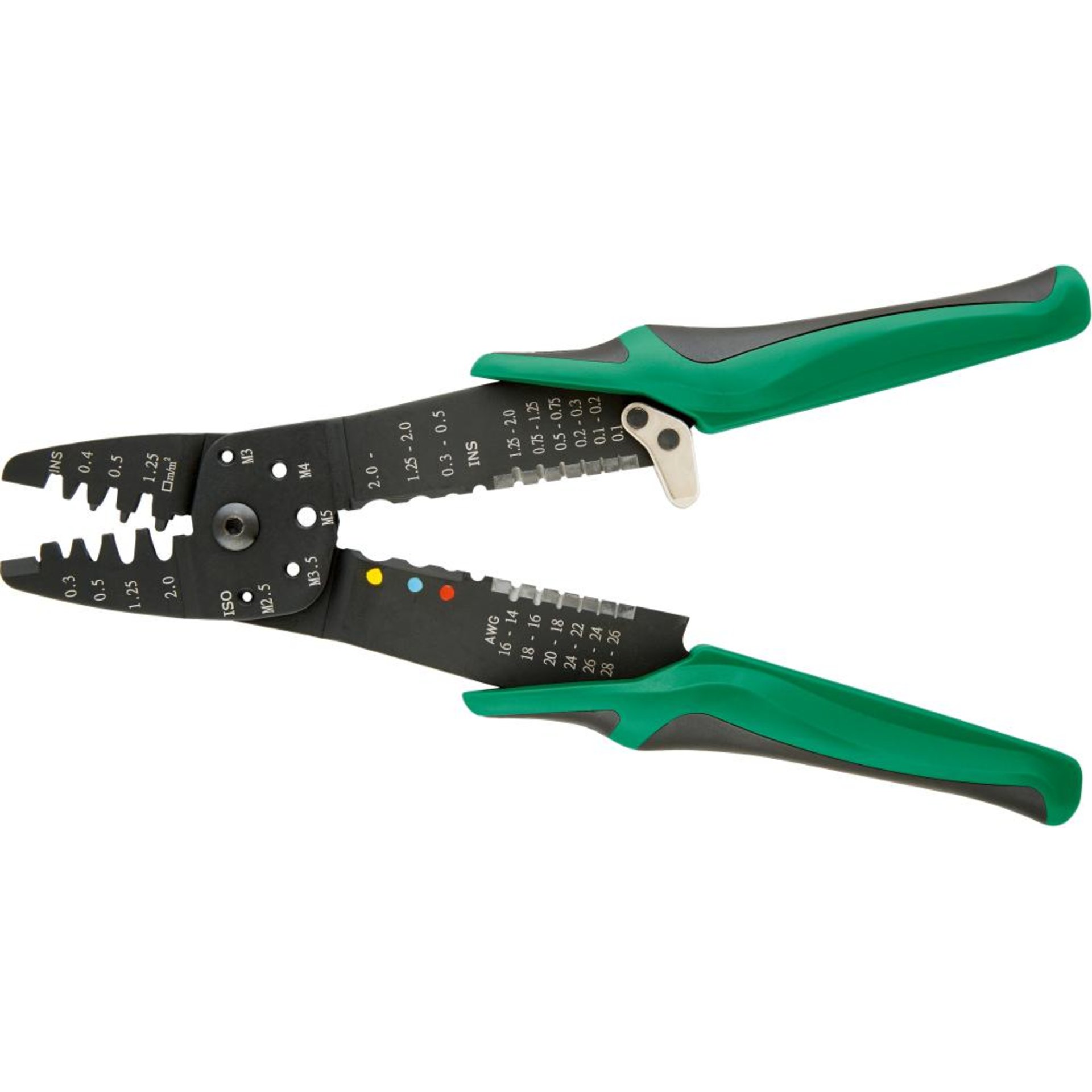 Crimpzange für isolierte Kabelschuhe 0,5-6qmm FORTIS