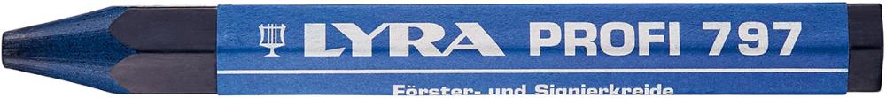 Lyra Förster- und und Signierkreide 797 blau a12Stück