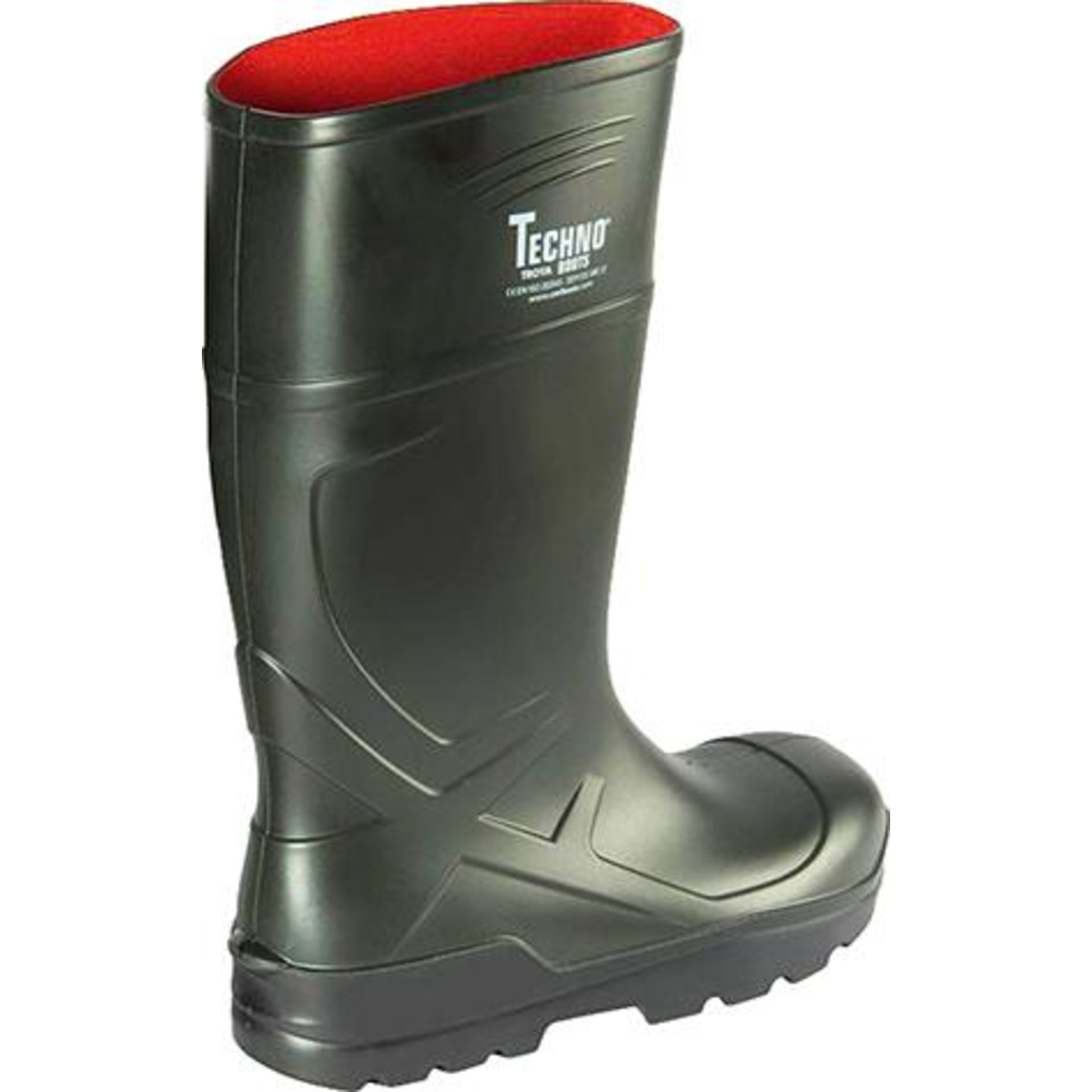 Stiefel 35334 VOSSO PU, S5, Grün Gr. 39 TECHNO BOOTS