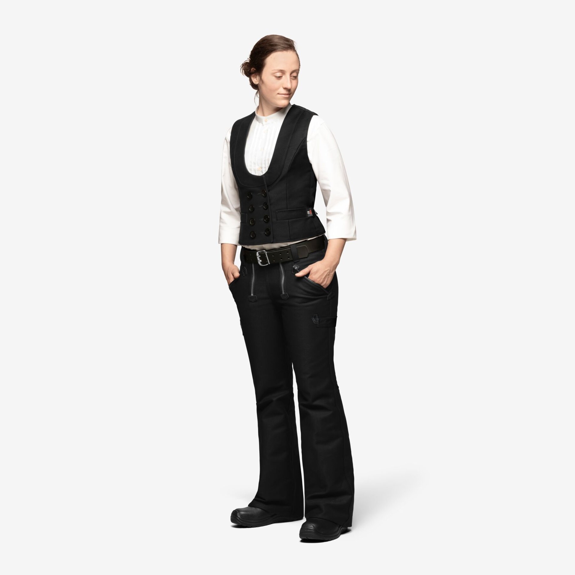 HELENE Zunfthose Zwirn-Doppel-Pilot schwarz 42