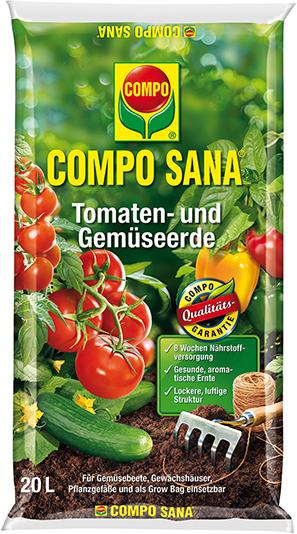 Compo-Sana Tomaten- und Gemüseerde, 20 Liter