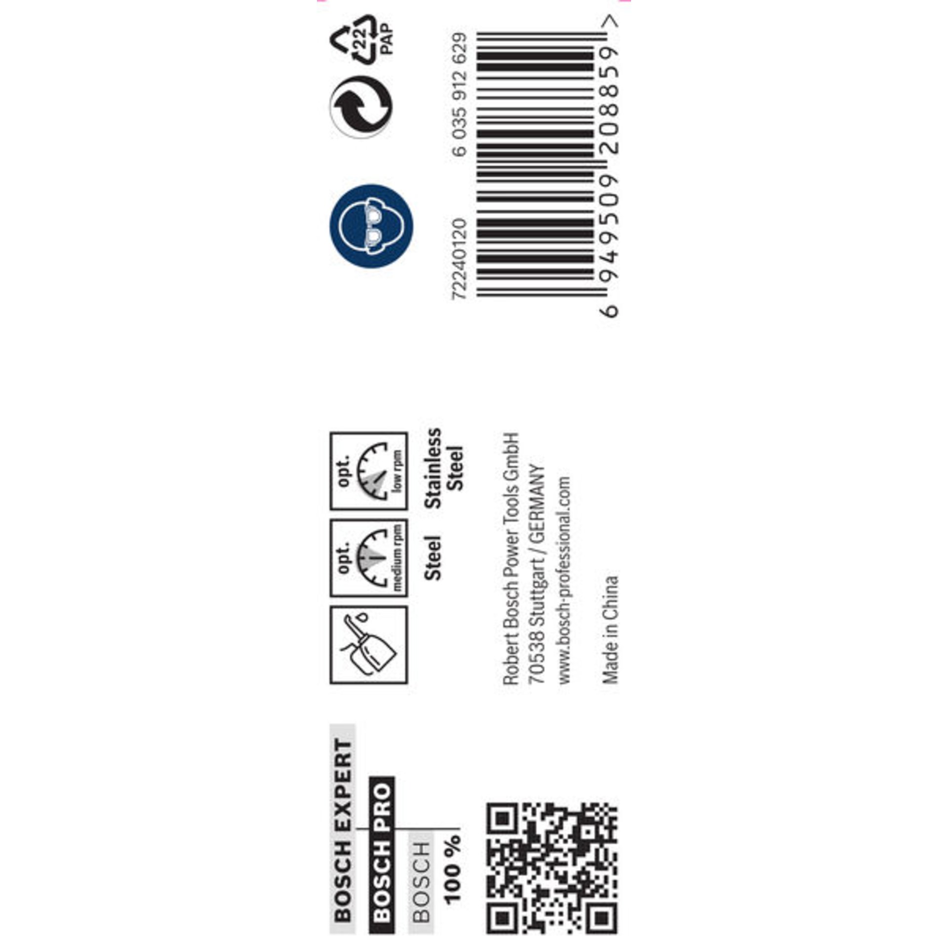 PRO Stainless Steel HSS-Co Spiralbohrer, 8,8 x 81 x 125 mm, 5-tlg.