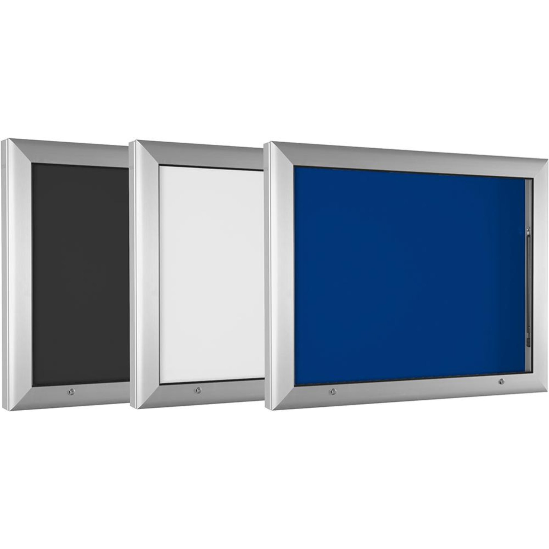 Schaukasten B547xT80xH807 mm 2x2 = 4 Blatt DIN A4 weiße Rückwand