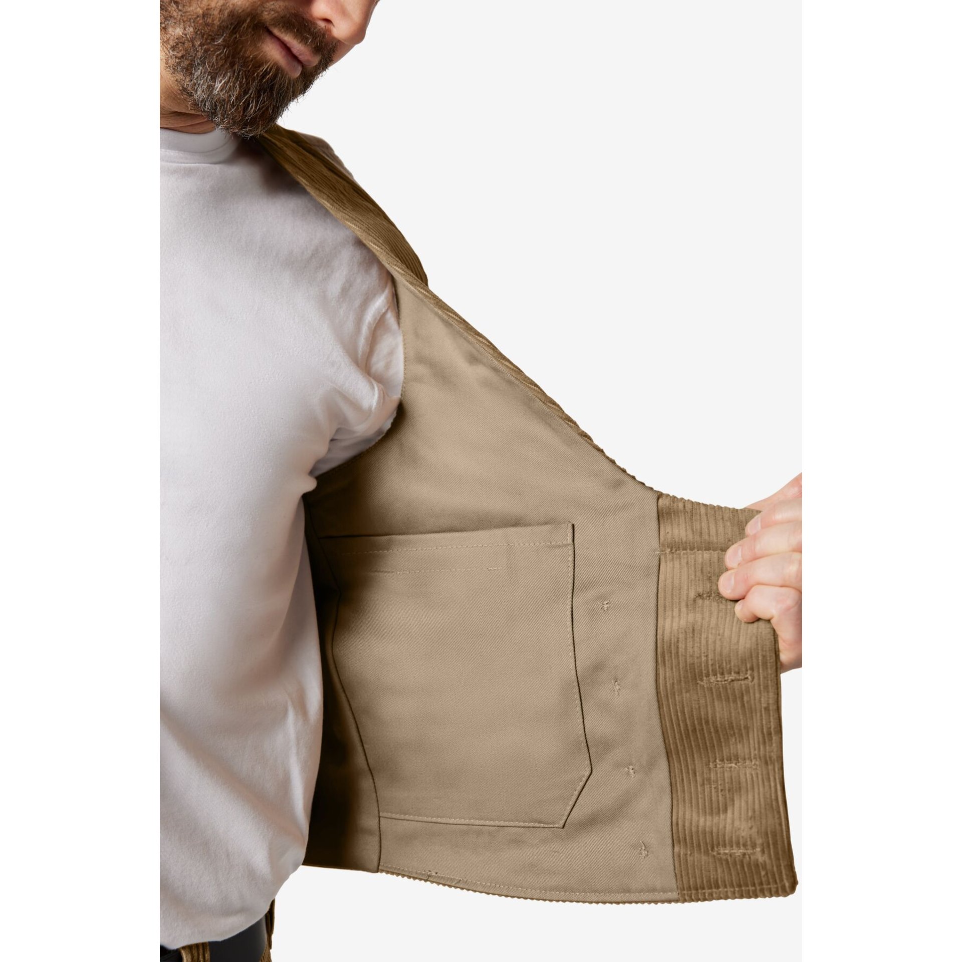 HEINER Zunftweste Trenkercord beige 88