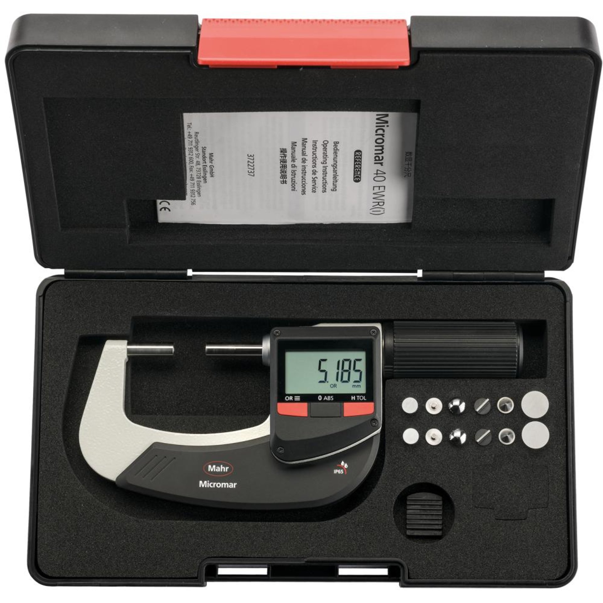 Bügelmessschraube universal 40 EWRi-V 0-25mm Set MAHR