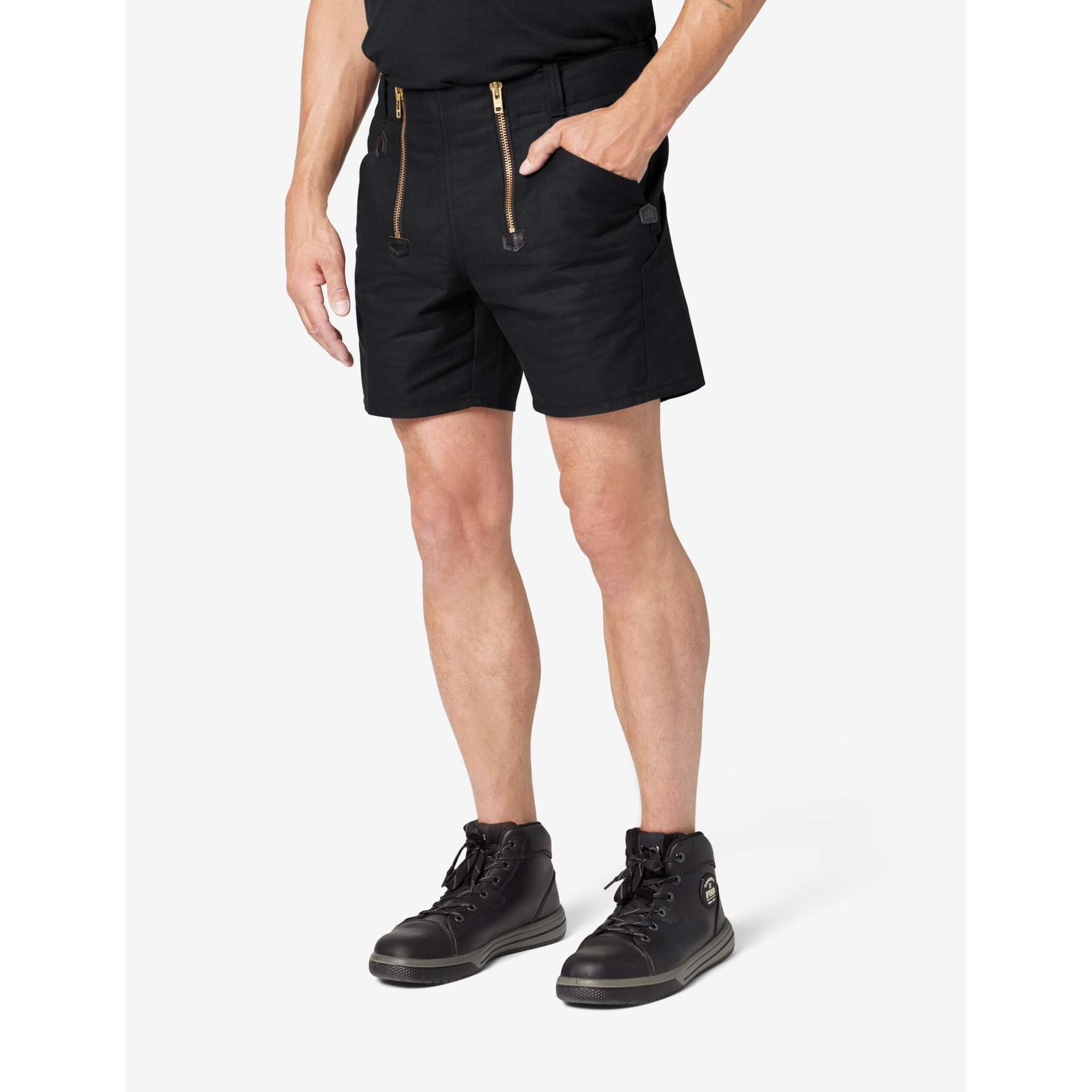 JO Zunft-Shorts kurz Rips-Moleskin schwarz 58