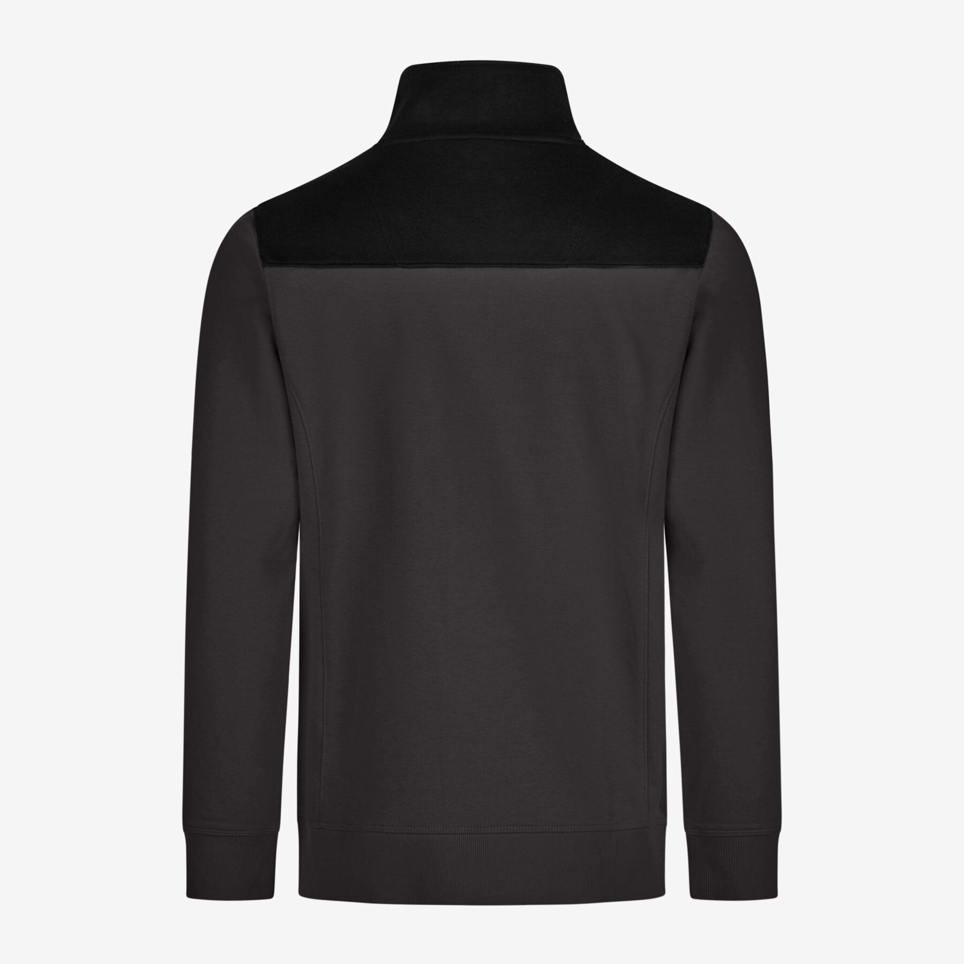 ROB Zip-Sweatshirt unisex anthrazit-schwarz 2XL