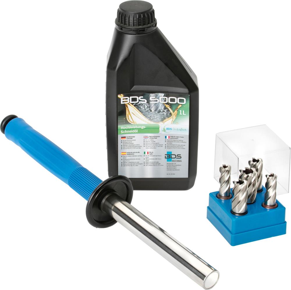 BDS Starter-Kit PowerWorker ZST100 für Magnet-Kernbohrmaschine 7-teilig BDS Starter-Kit PowerWorker ZST100 für Magnet-Kernbohrmaschine 7-teilig