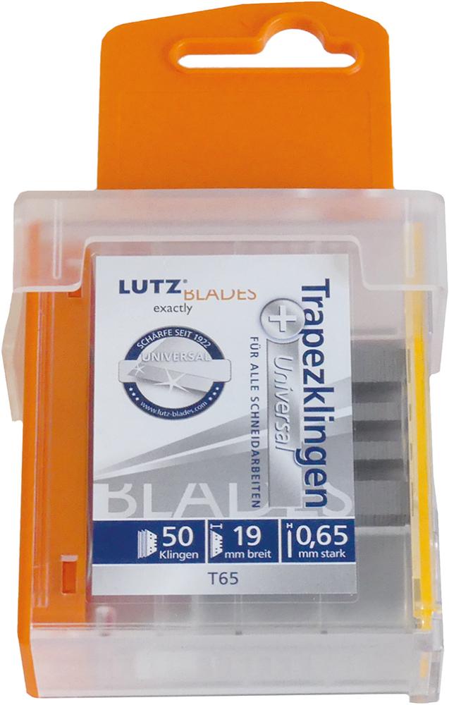 Lutz  Trapezklinge Standard 0,65mm Pack a 50 Stück