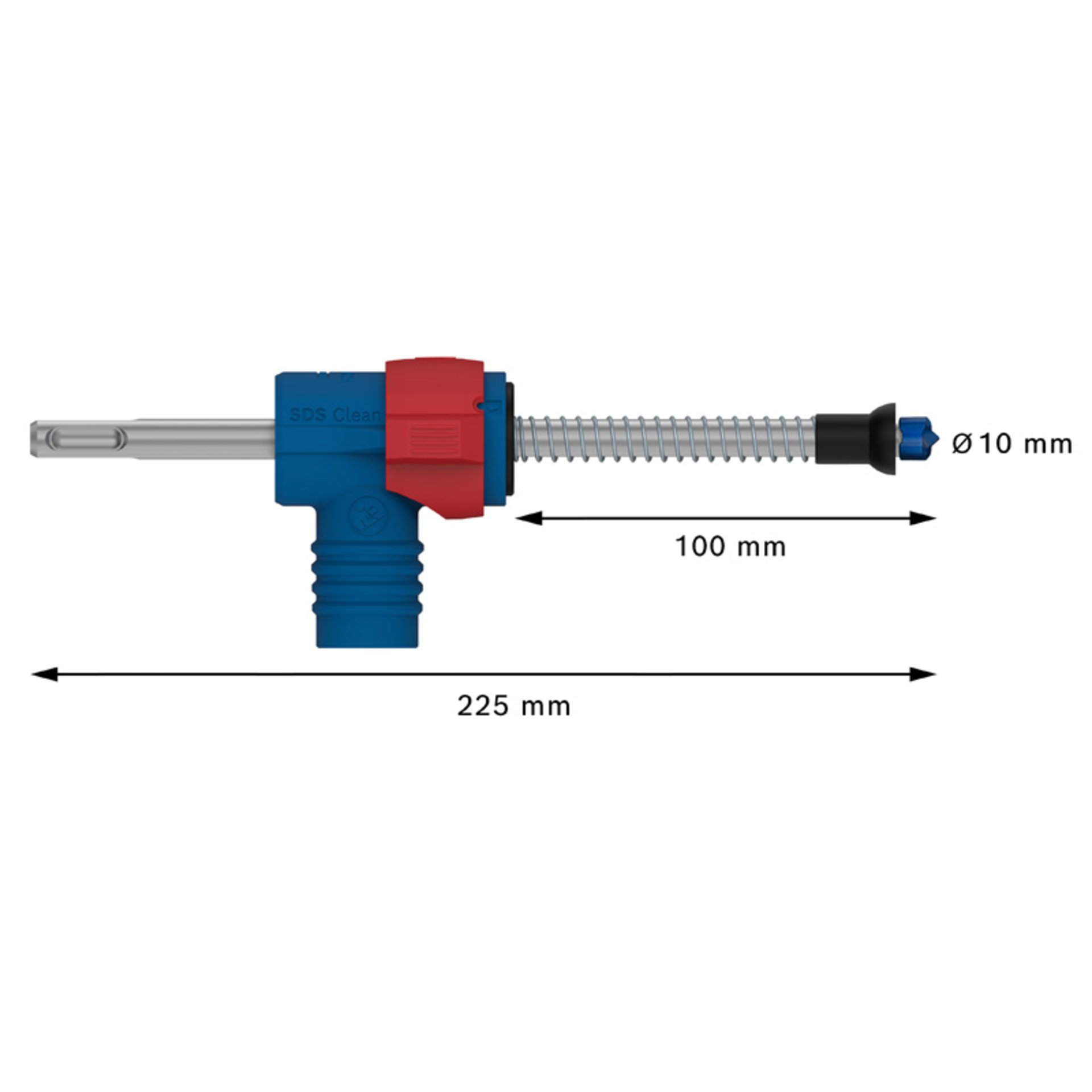 EXPERT SDS Clean plus-8X Hammerbohrer-Set 10 x 100 x 225 mm