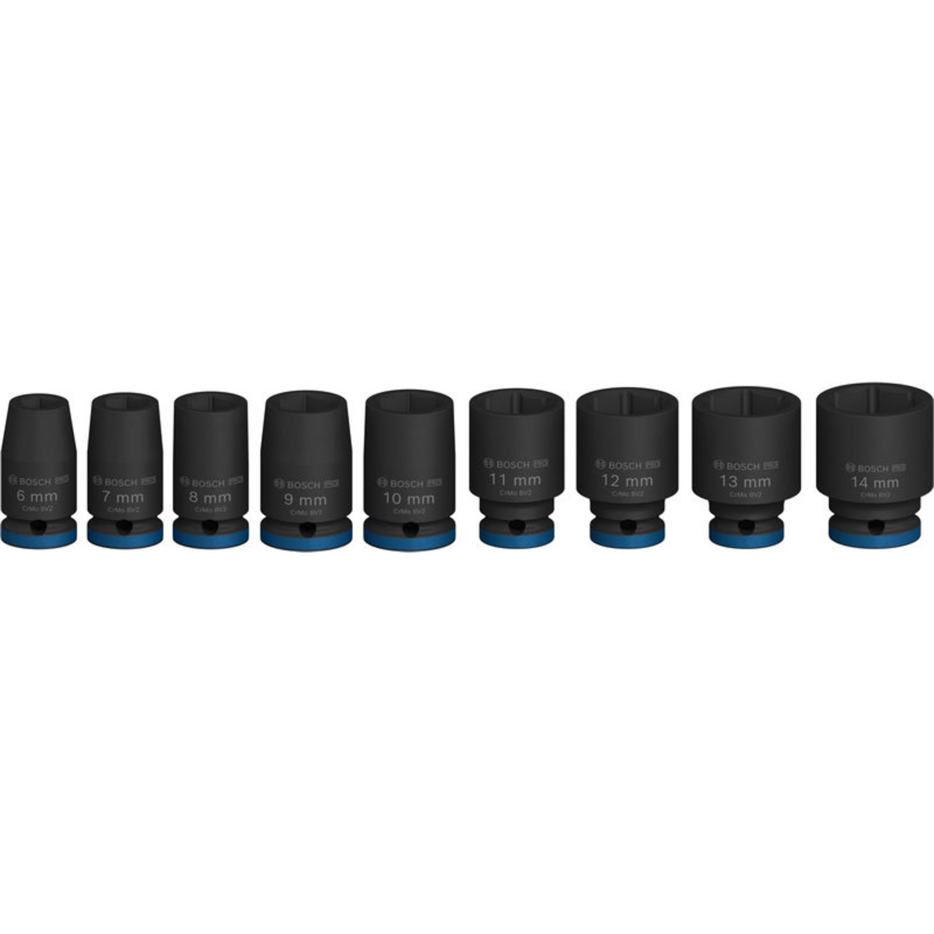 PRO Impact Steckschlüsselsatz Set, 1/4", Standard, 9-tlg.