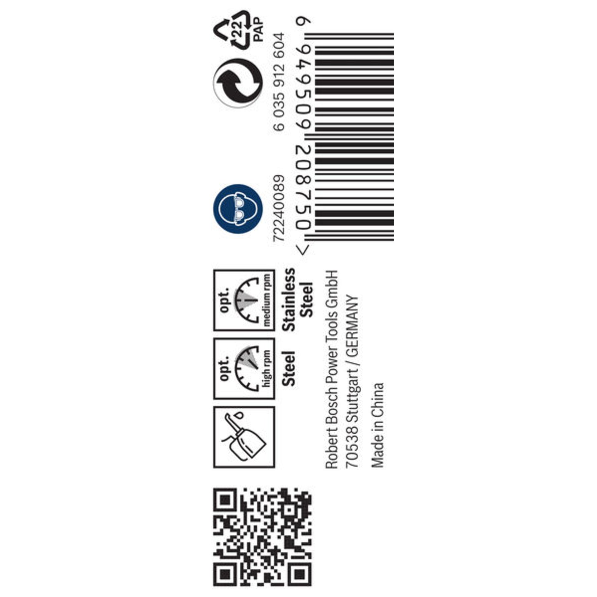 PRO Stainless Steel HSS-Co Spiralbohrer, 3,7 x 39 x 70 mm, 10-tlg.