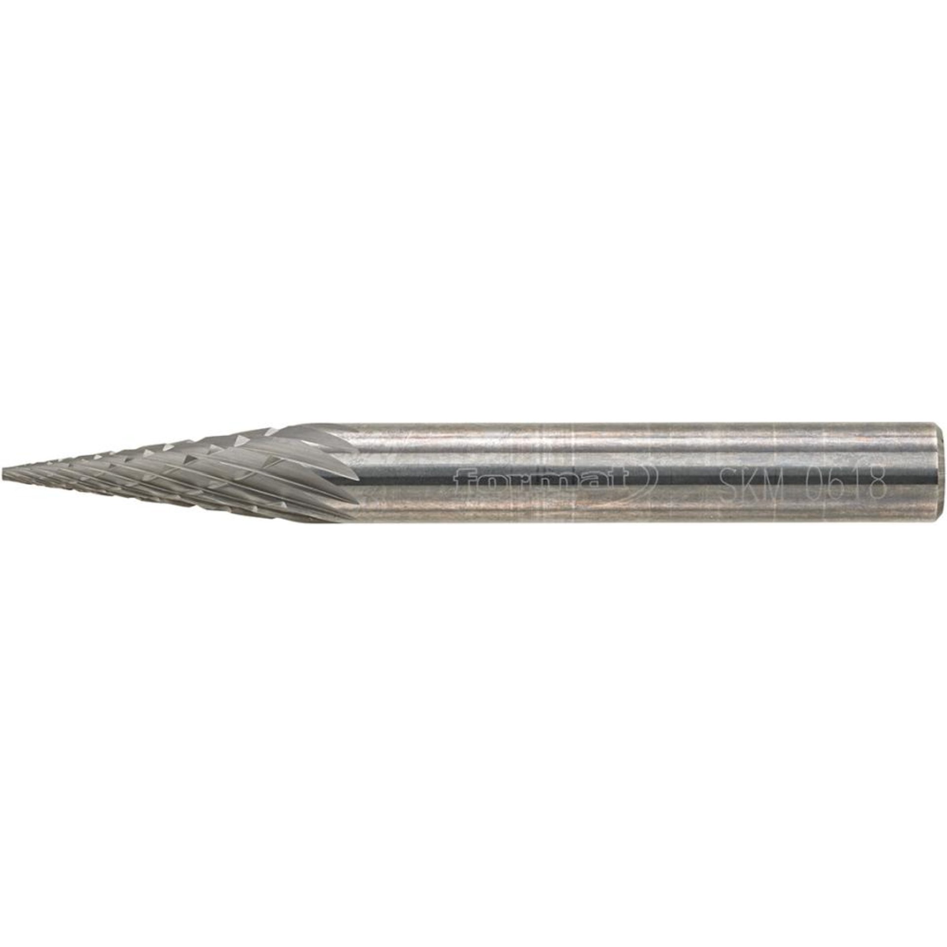 Frässtift HM Spitzkegelform 0618 C 6mm 6x18mm FORMAT