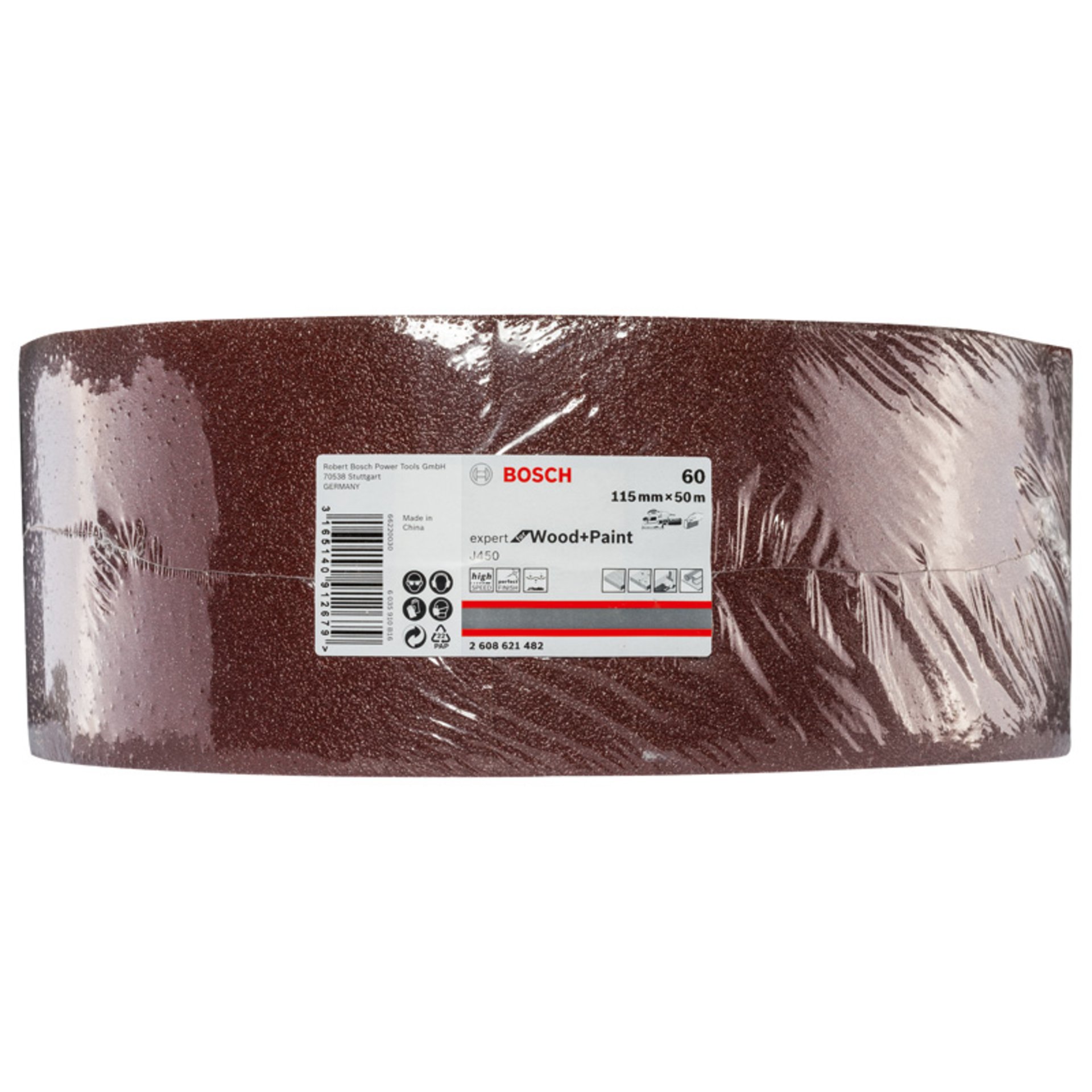 Schleifblatt J450 Expert for Wood and Paint, 115 mm x 50 m, G60
