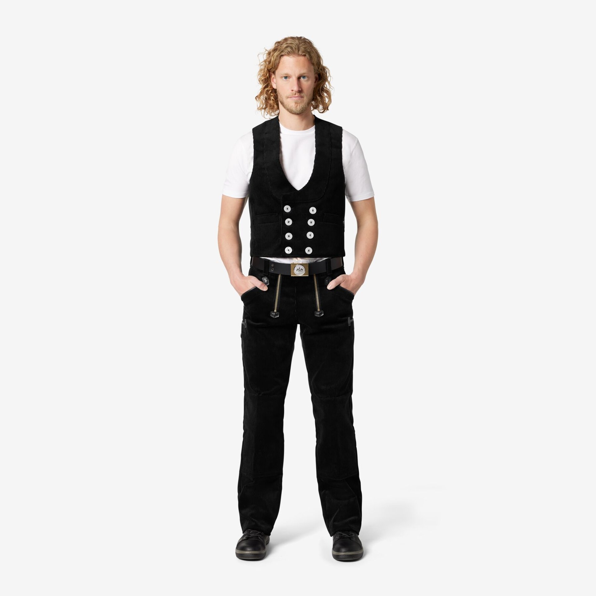 KAI Zunfthose Trenkercord schwarz 44