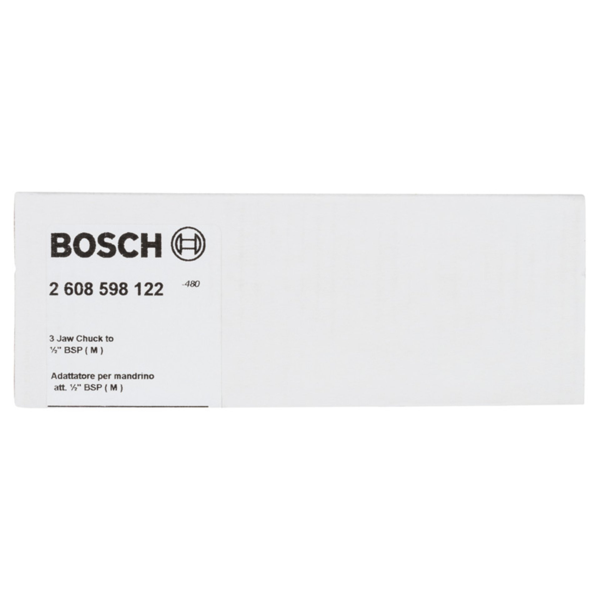 Adapter für Diamantbohrkronen, Maschinenseite 6-Kant, Kronenseite G 1/2Zoll,88mm
