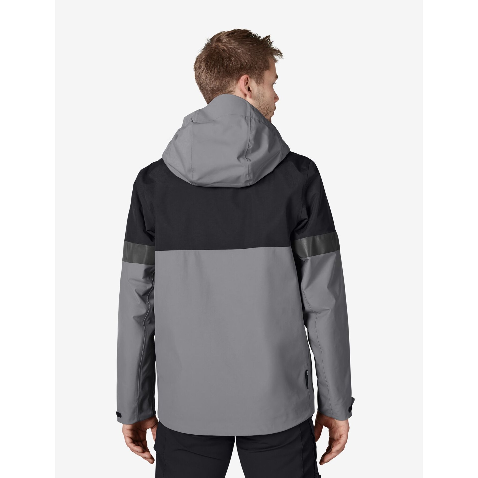 LUCA Hardshell-Jacke grau-schwarz 4XL