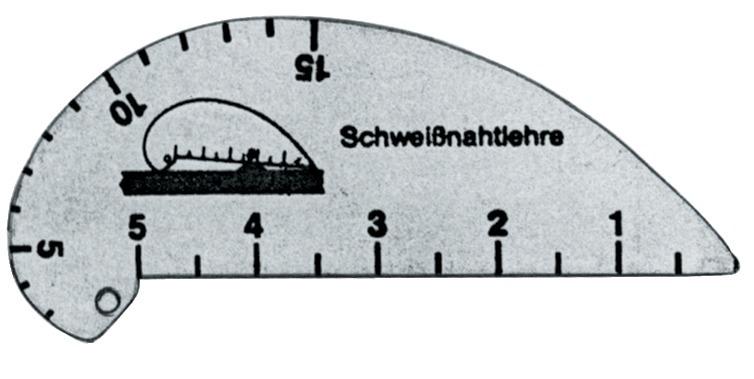Horex Schweissnahtlehre \"S\"