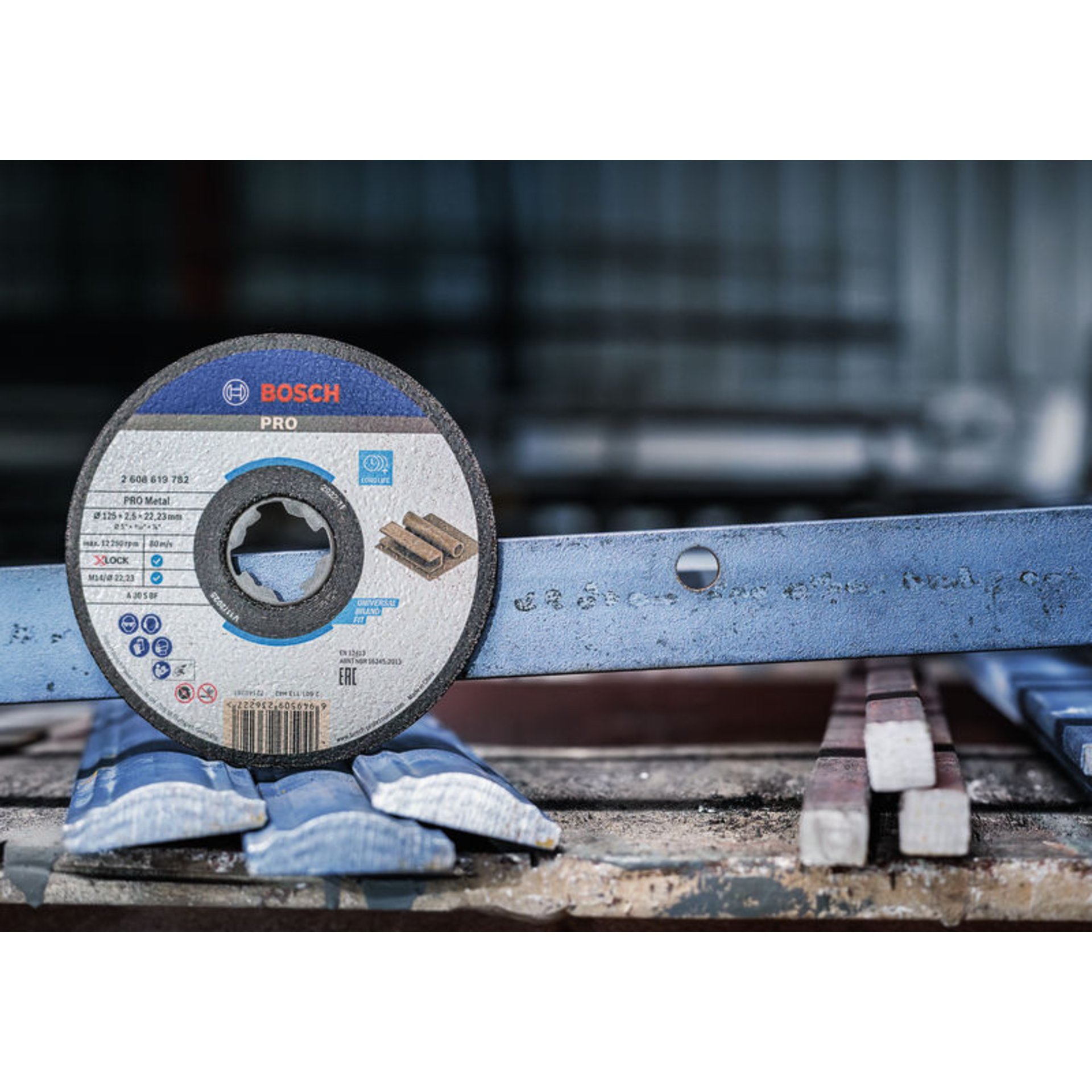 PRO Metal X-Lock Trennscheibe, 115 x 2.5 x 22.23 mm, gekröpft