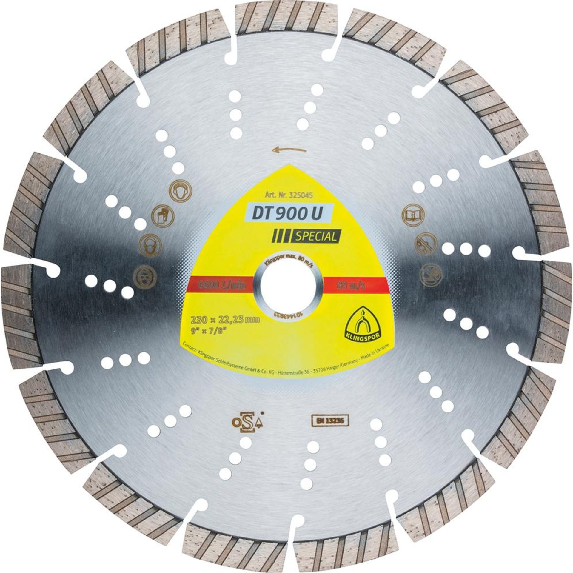 Diamant-Trennscheibe DT 900 U Special