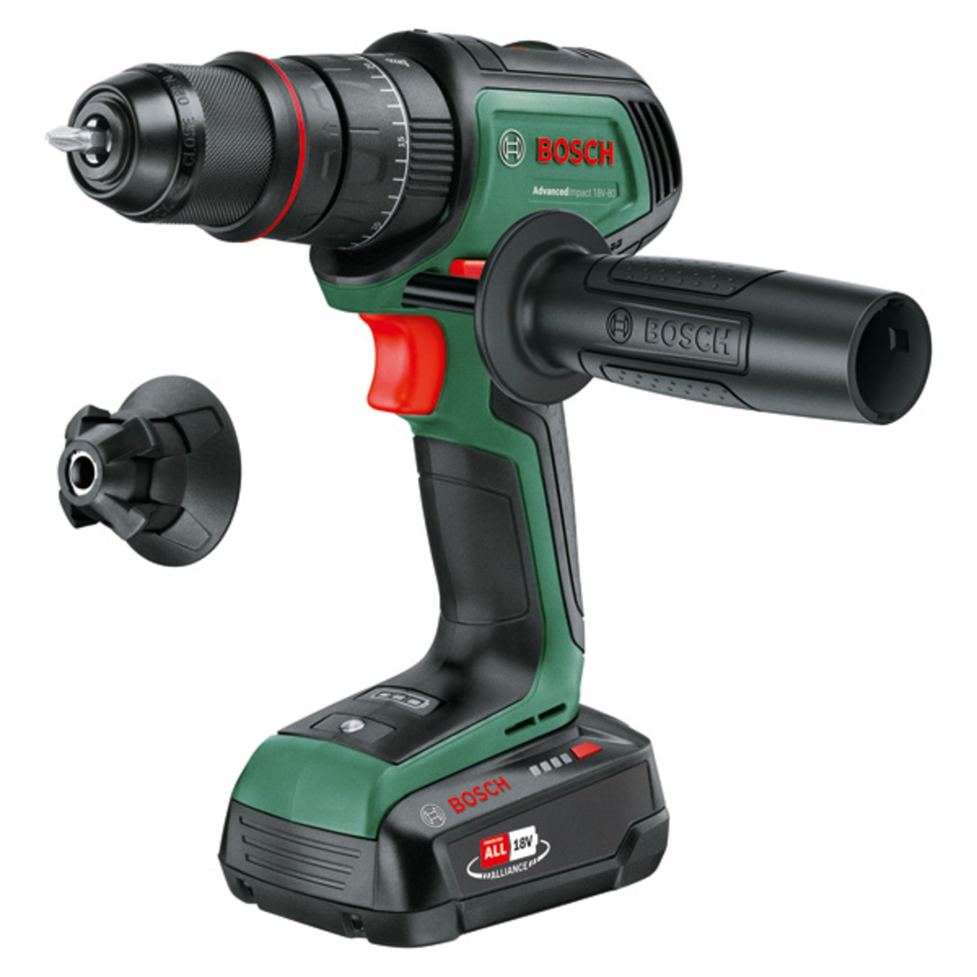 Akku-Schlagbohrmaschine AdvancedImpact 18V-80 QuickSnap,  1 x Akku PBA 18V 2.5Ah