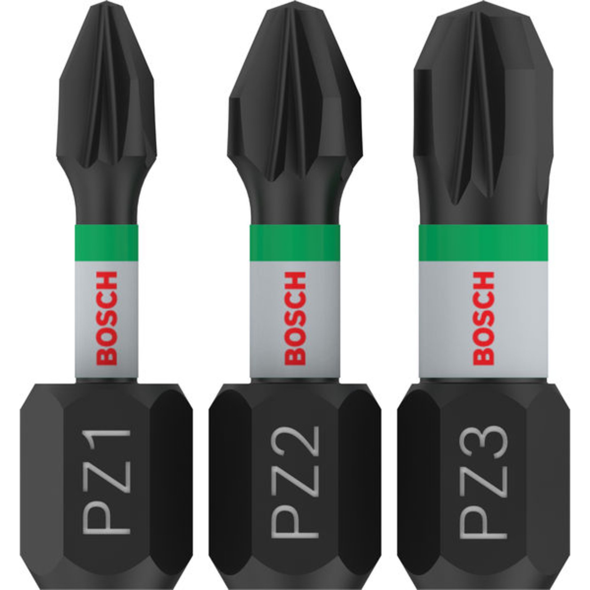 PRO PZ Impact Bit Set, 25 mm, 3-tlg