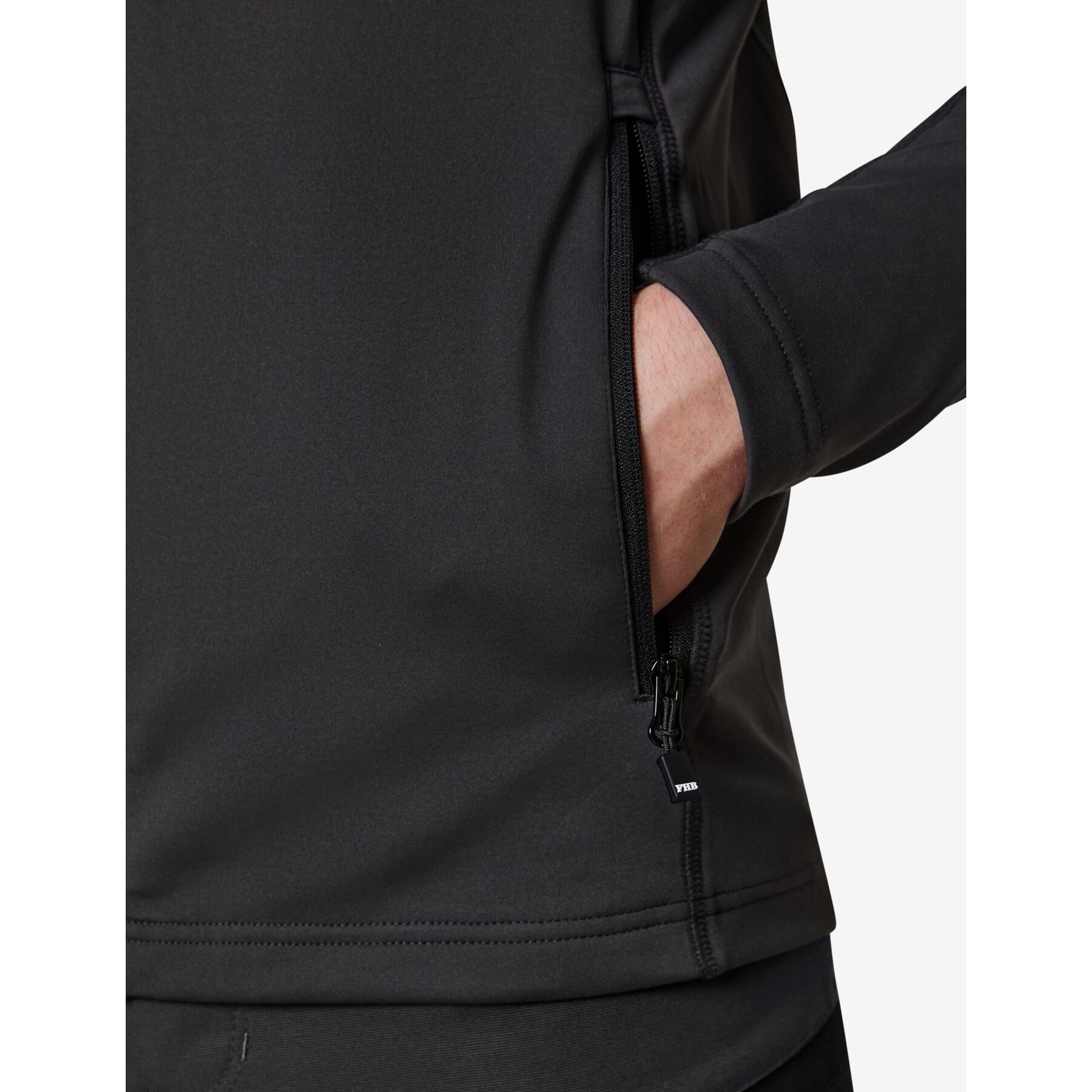 KUNO Jersey-Fleecejacke anthrazit 2XL