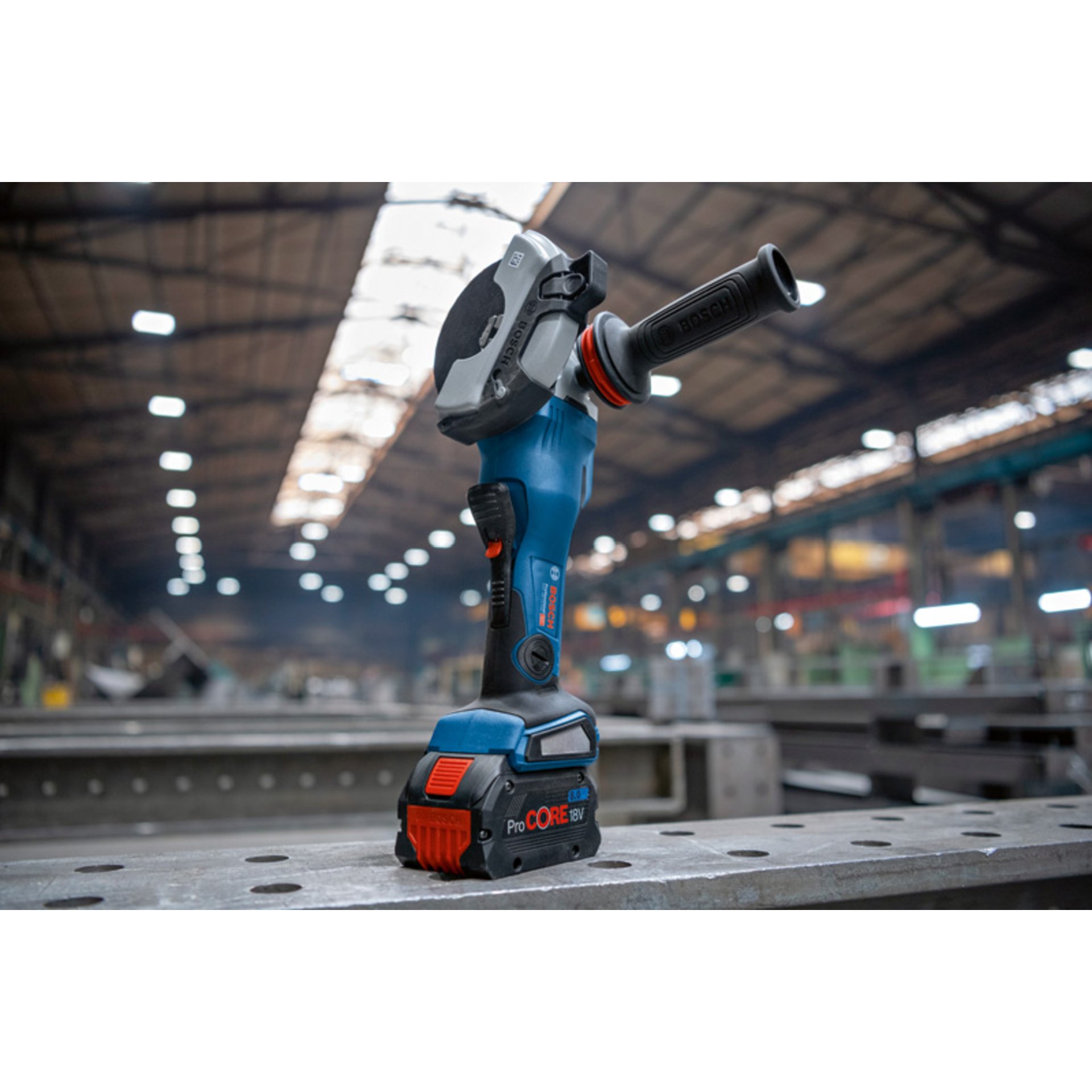 Akku-Winkelschleifer BITURBO mit X-LOCK GWX 18V-15 PSC