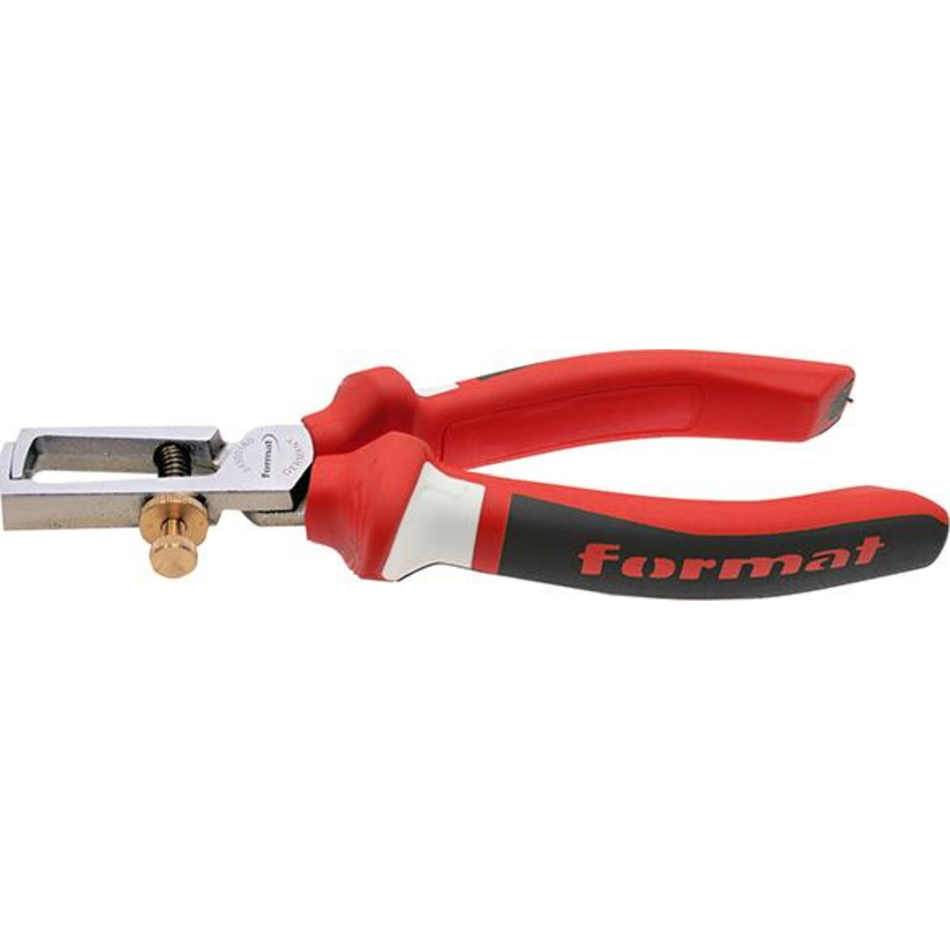 Abisolierzange mit 2-Komponenten-Griffen 160mm qmm FORMAT