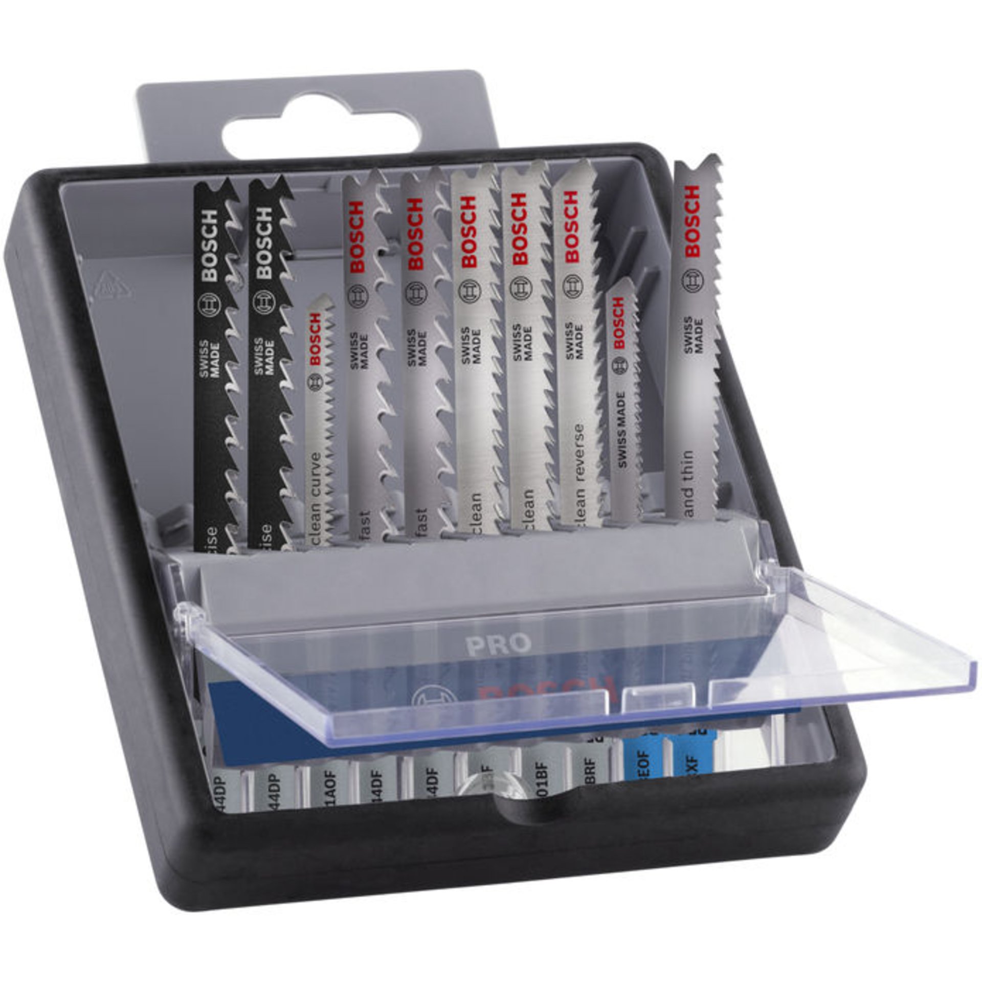 PRO Wood and Metal Stichsägeblatt Set, T 144 DP, T 123 XF, 100 mm, 10-tlg.
