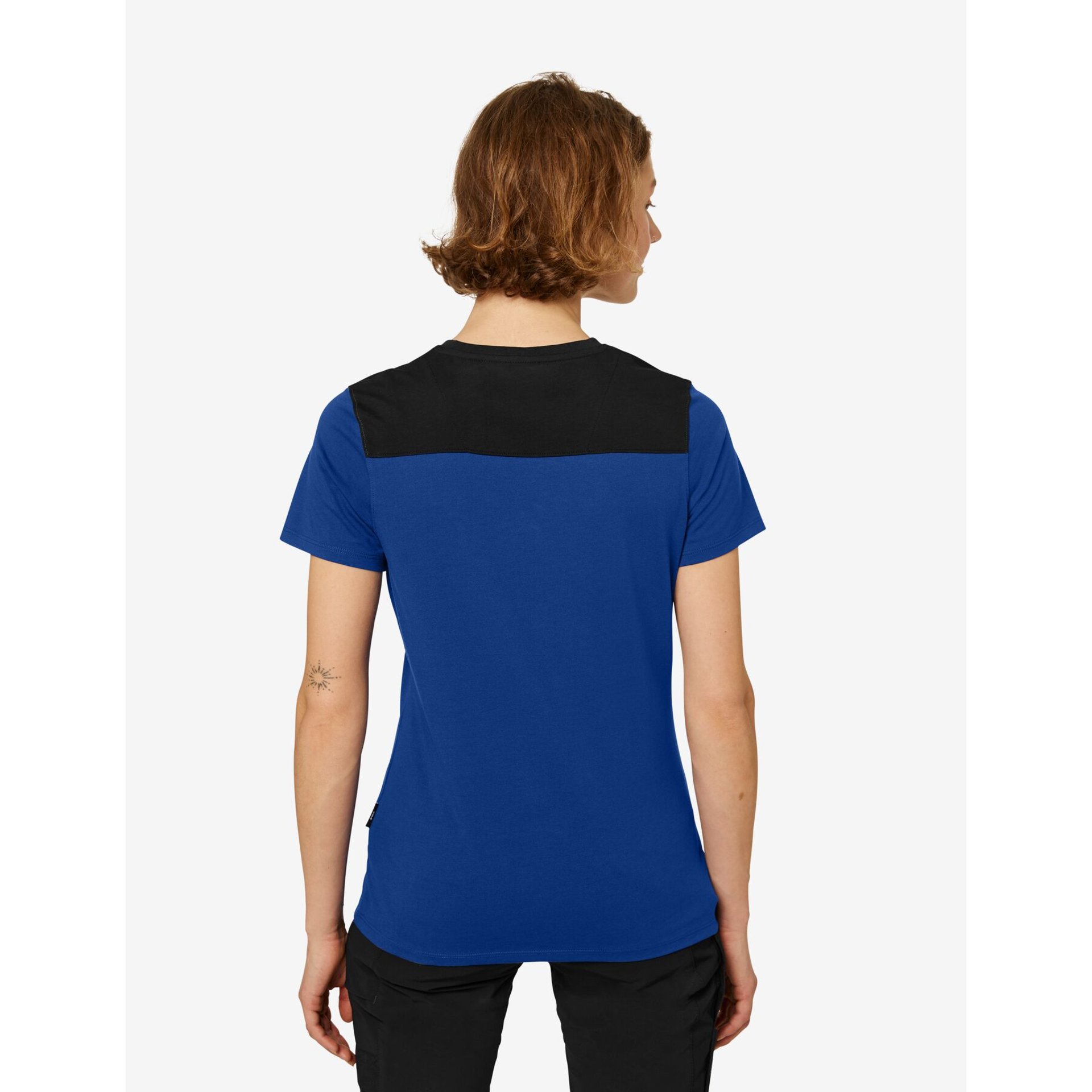 KIRA T-Shirt Damen royalblau-schwarz XS