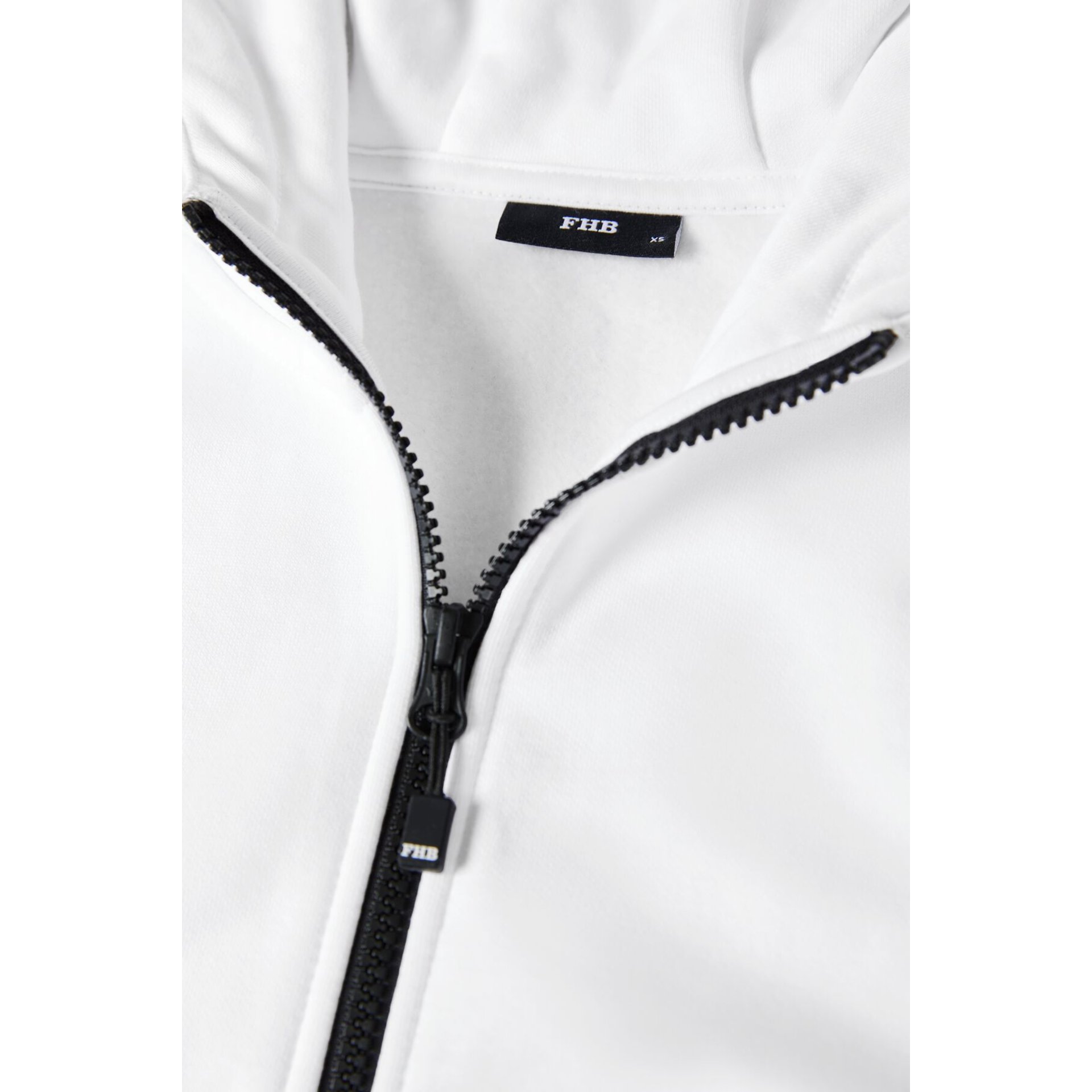 QUENTIN Hoodie-Jacke unisex weiß XL