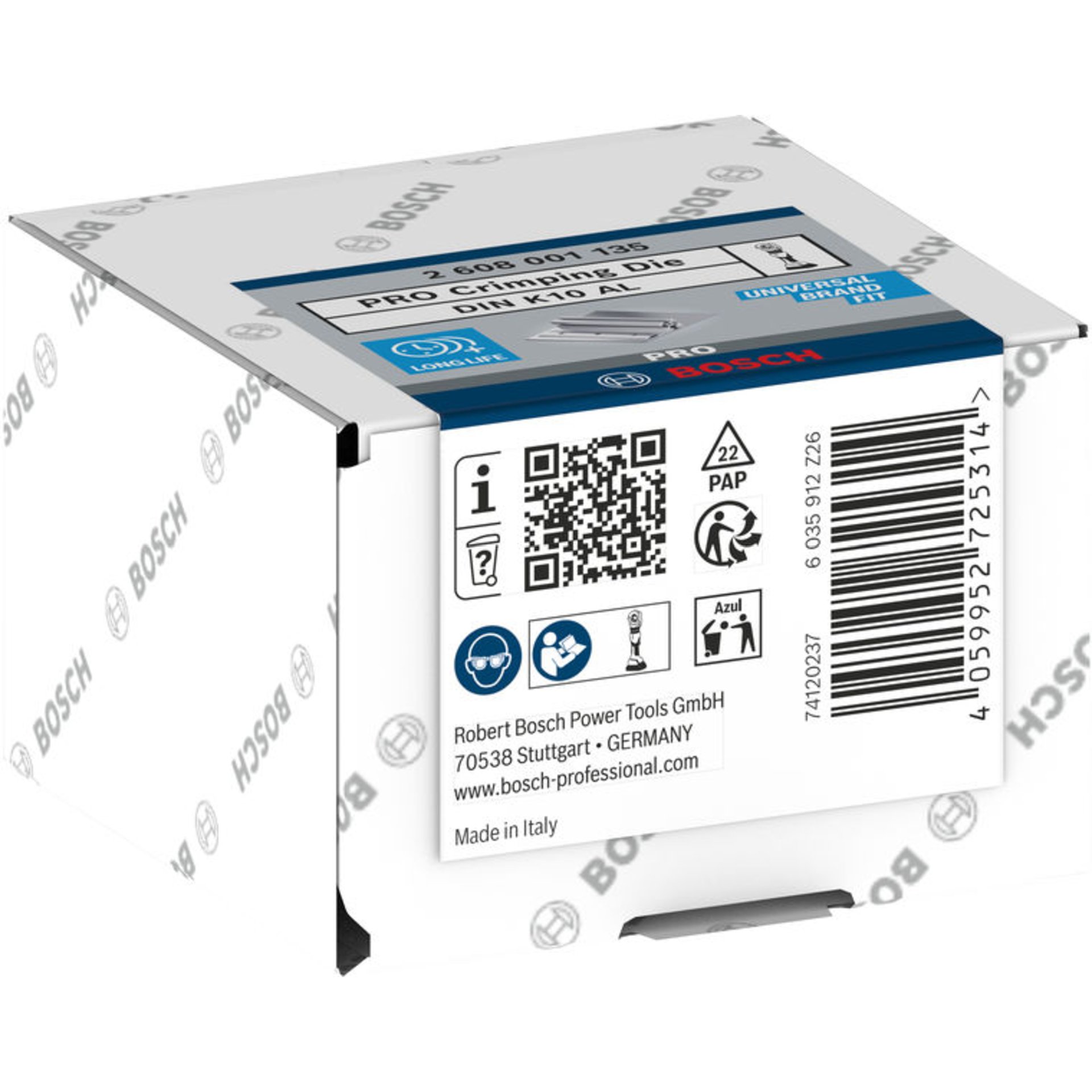 PRO Presseinsatz, K10 AL, 10 mm², Aluminiume
