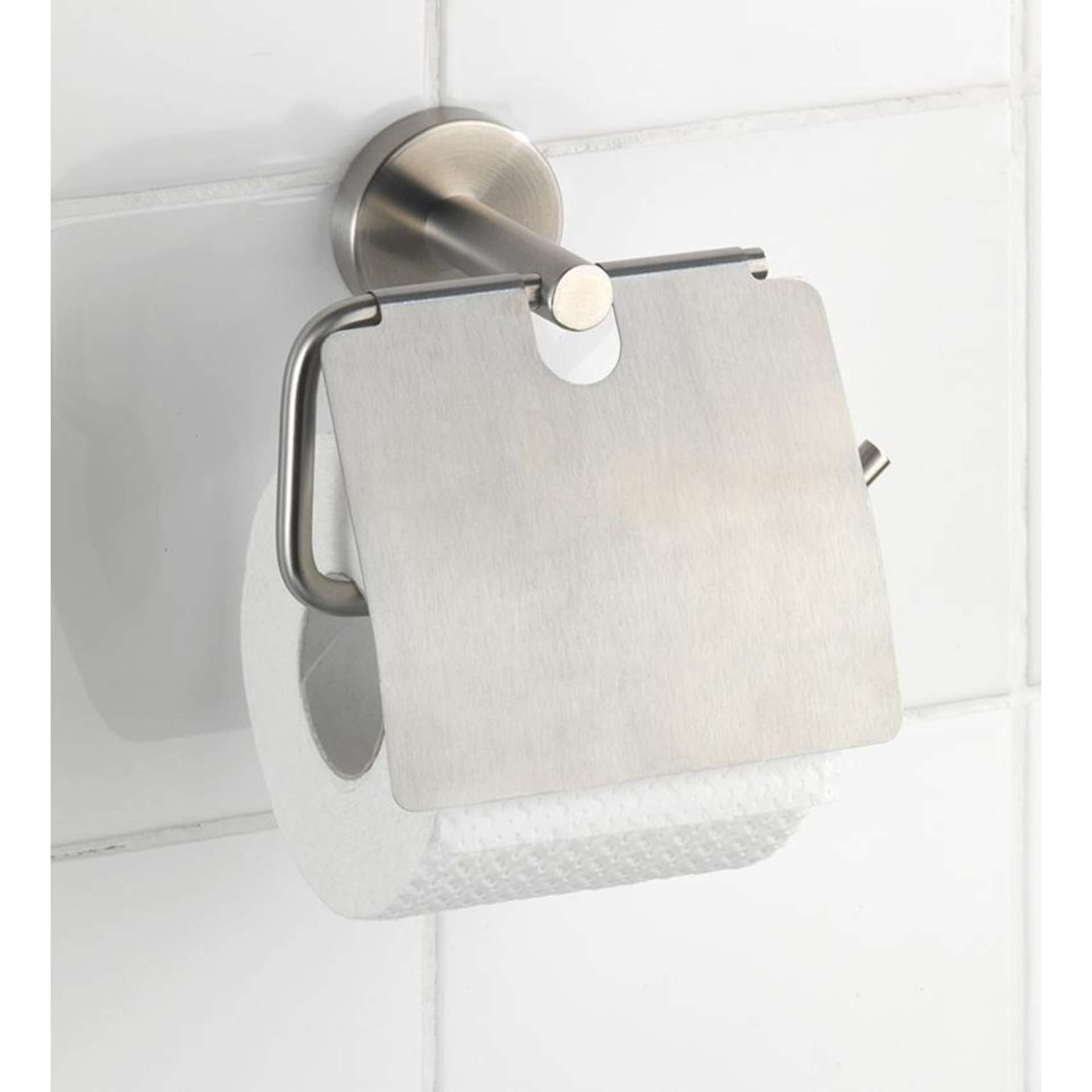 Toilettenpapierhalter Bosio, mit Deckel