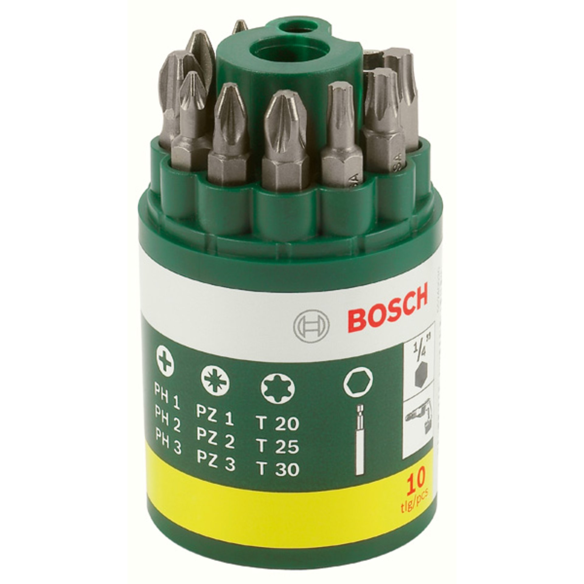 Schrauberbit-Set, 10-teilig, inklusive Torx