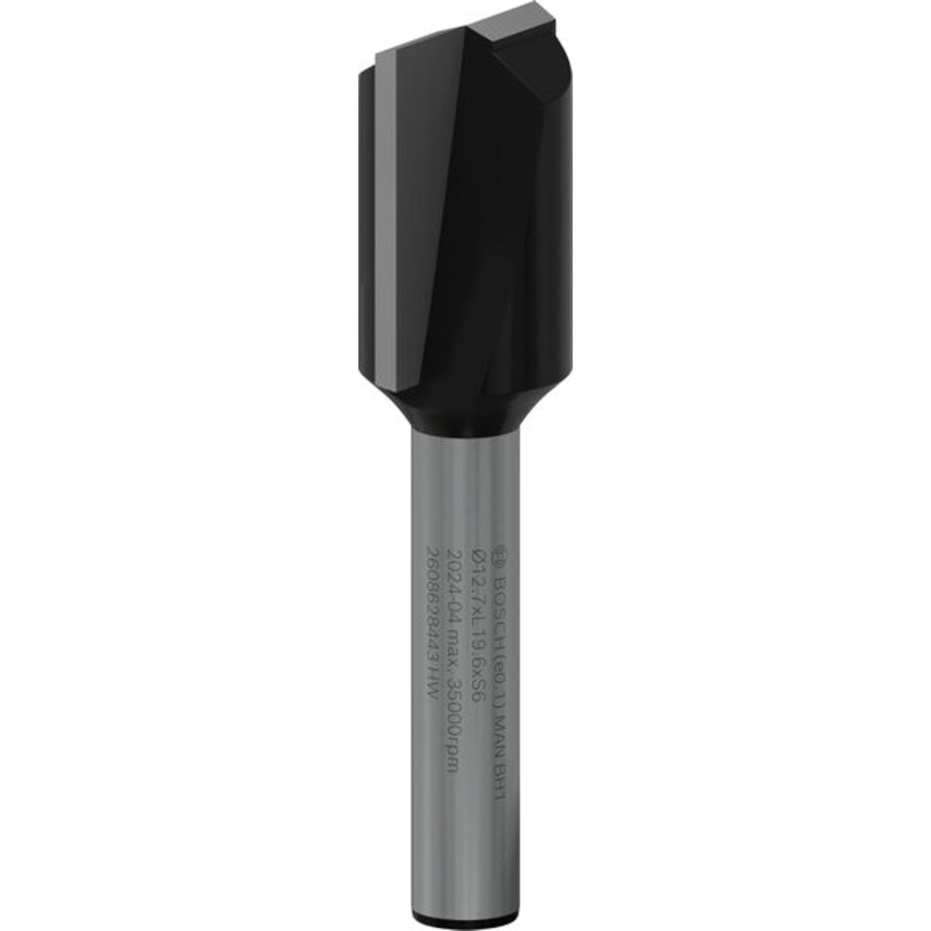PRO Nutfräser, zweischneidig, Ø 12,7 x L 19,6, Schaft 6 mm