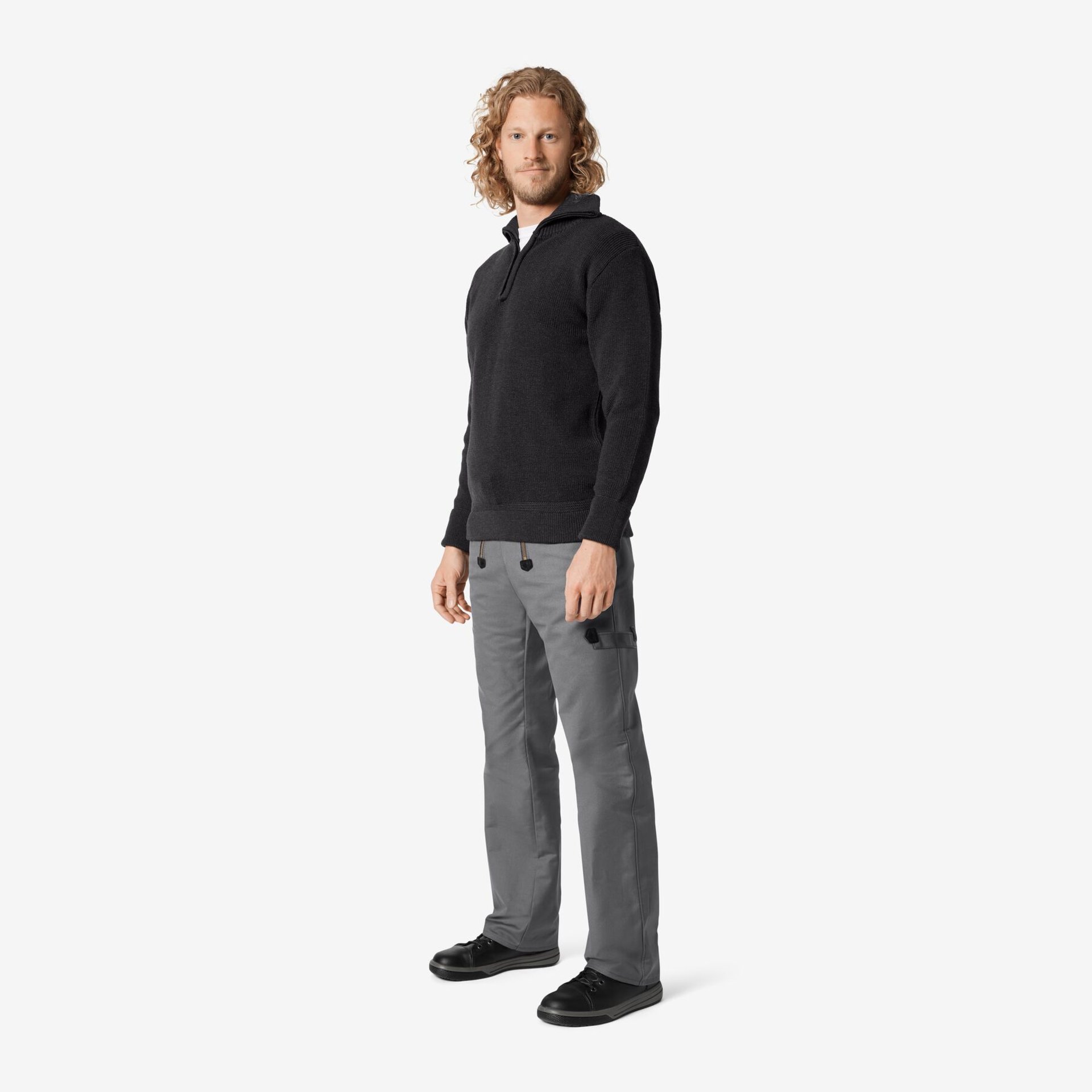 HINNERK Seemanns-Troyer anthrazit XL