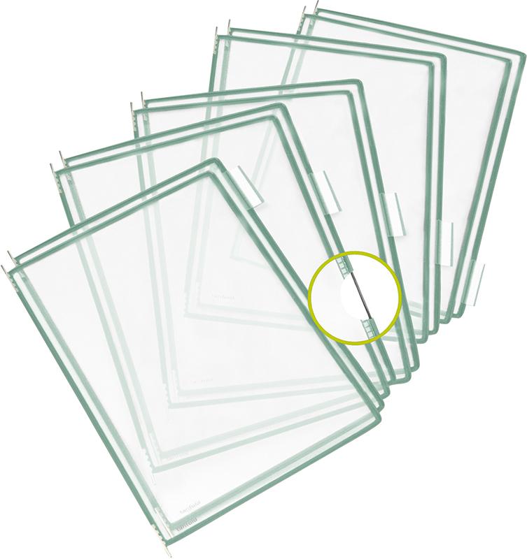 Sichttafel A4 grün Pckg. a 10 Stück Sichttafel A4 grün Pckg. a 10 Stück