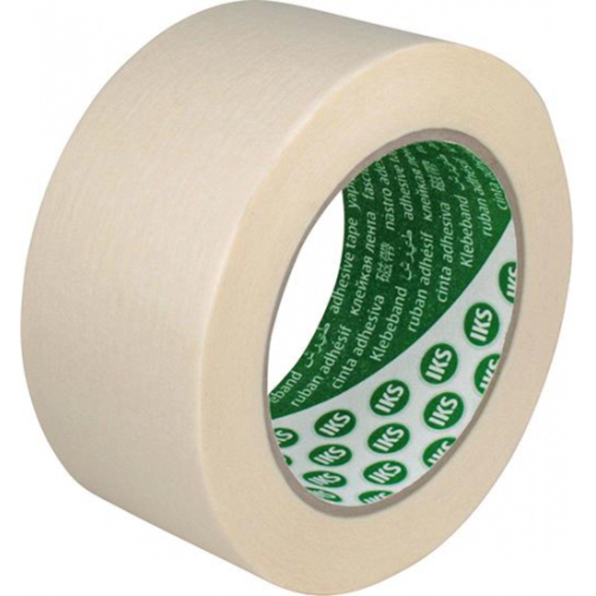 Krepp-Klebeband 80°C 50mm x 50m, chamois Naturkautschukkleber
