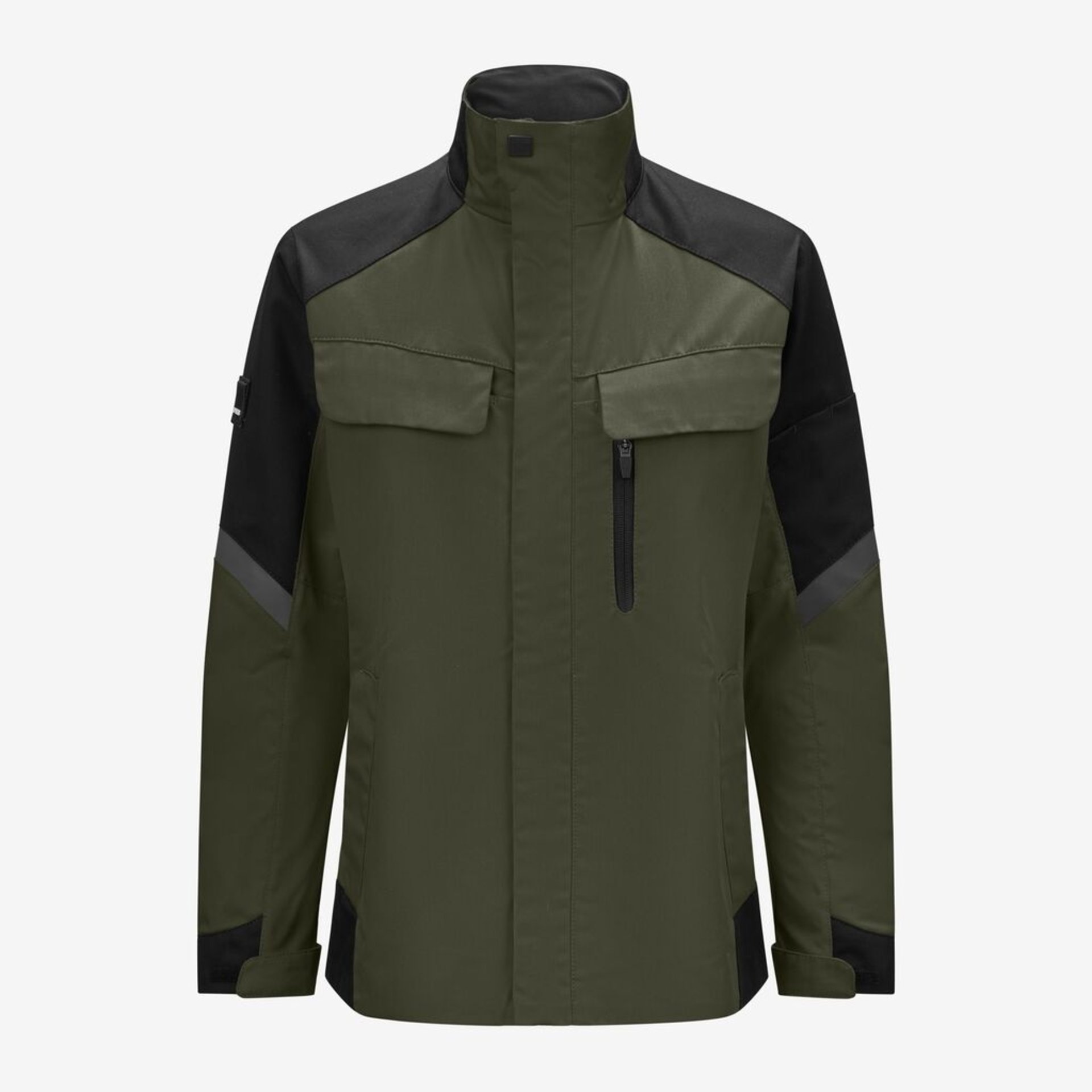 ANDREA Arbeitsjacke Damen oliv-schwarz M