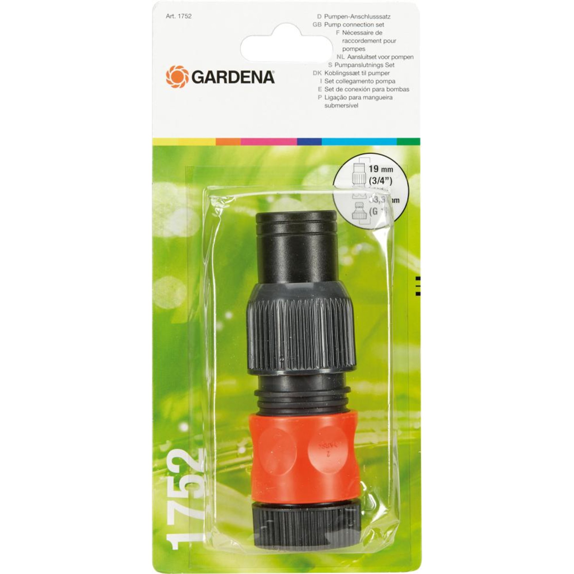 Pumpen-Anschluss-Satz 19 mm (3/4") Gardena
