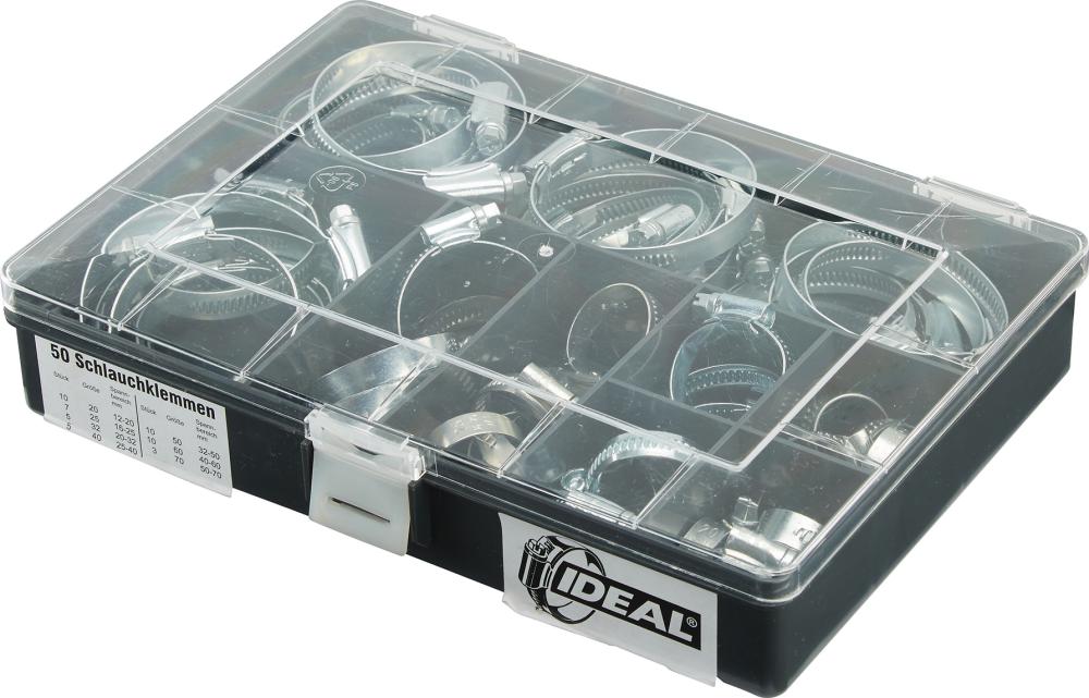 Ideal Schlauchschellen-Set W1 12mm sortiert -Schlemper