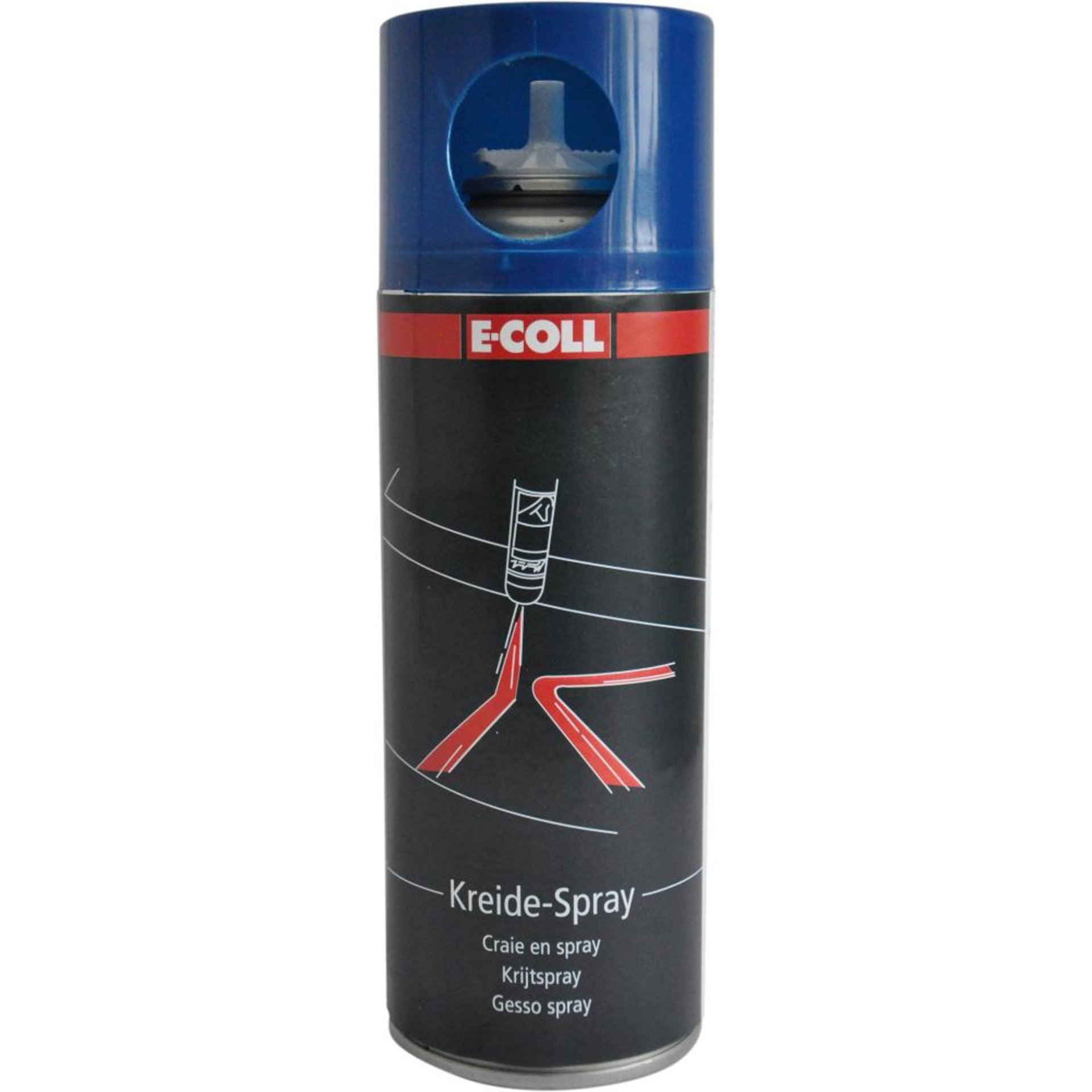 Kreidespray 400ml blau E-COLL