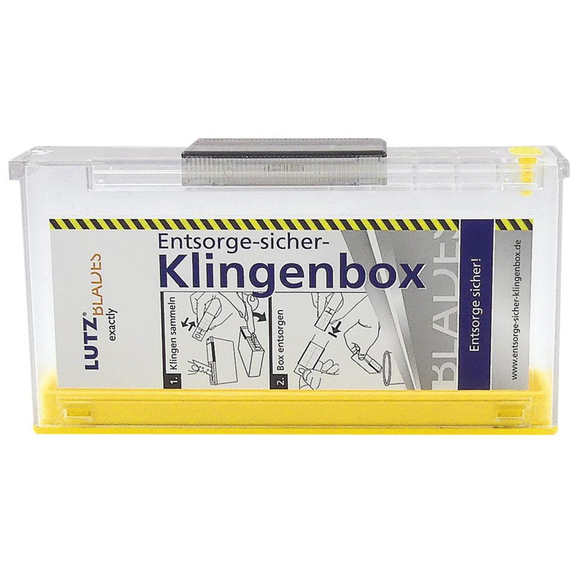 Sicherheits-Klingenbox 120x65x25mm LUTZ BLADES