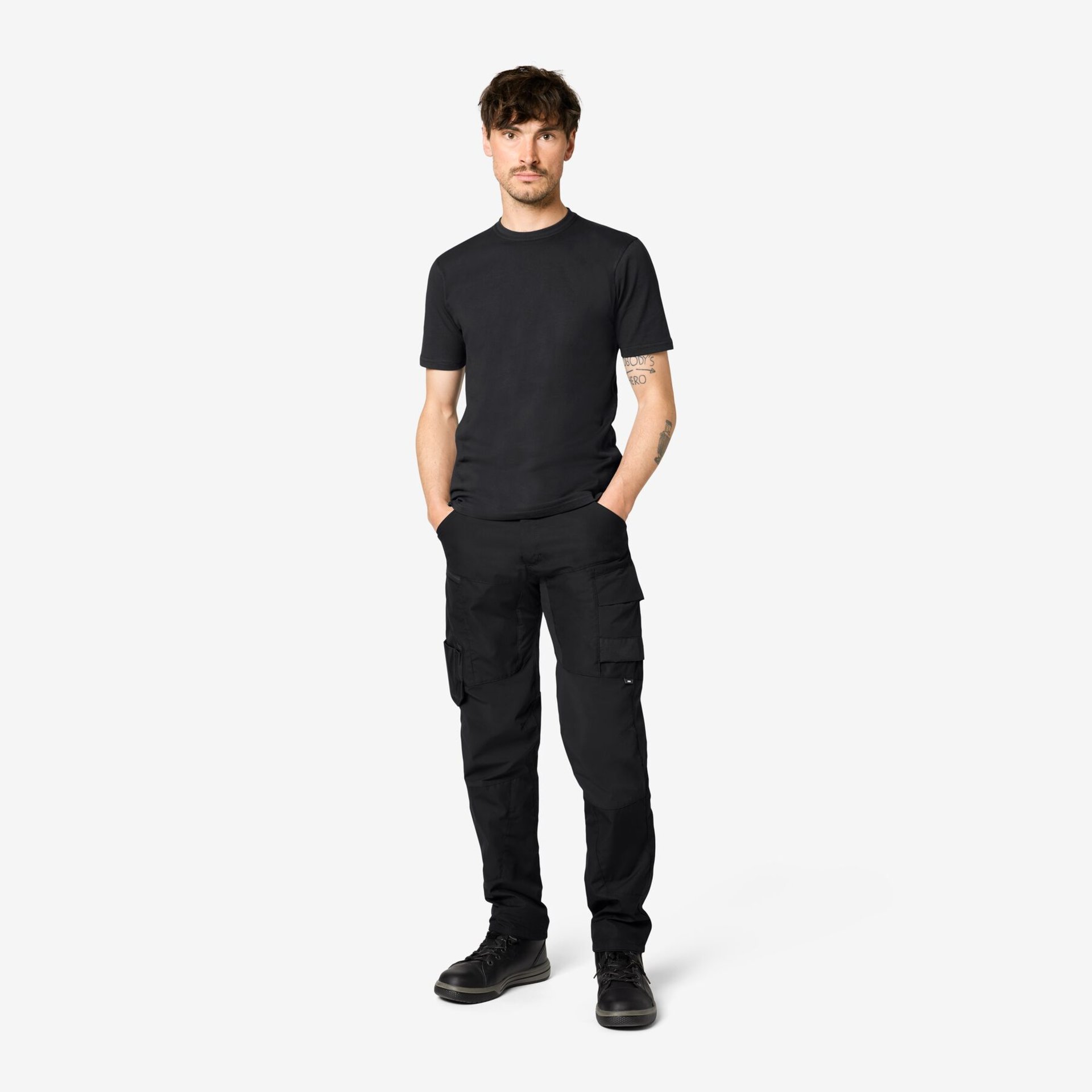 JENS T-Shirt Rundhals schwarz Gr. 4XL