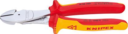 Knipex Kraft-Seitenschneider VDE mit Mehrkomponenten-Griffen 160mm