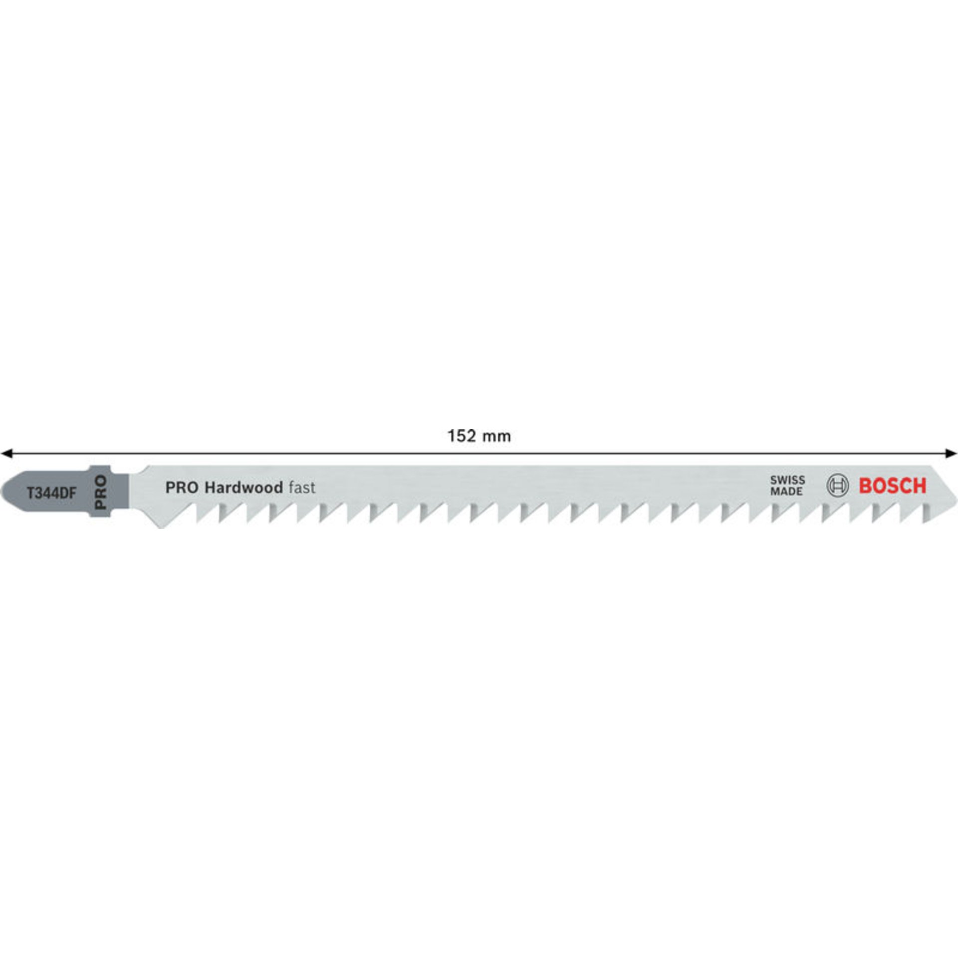 PRO Hardwood fast T344DF Stichsägeblatt, 152 mm, 5-tlg.