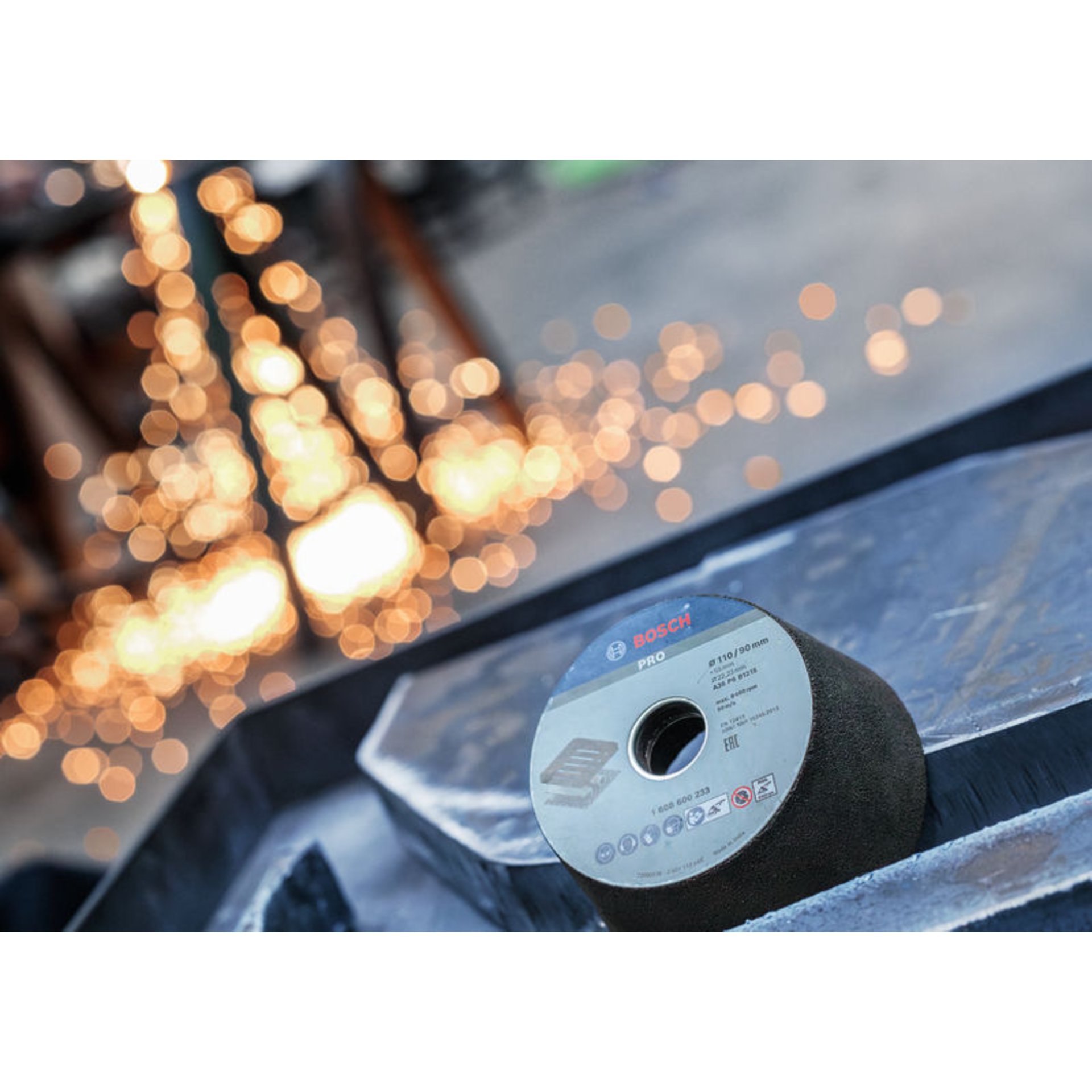 PRO Metal Konischer Schleiftopf, 90 x 110 x 55 mm, K24