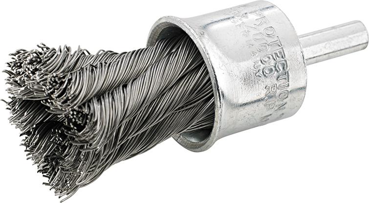Format Pinselbürste Stahl gezopft 6mm 20x29x0,35mm Format Pinselbürste Stahl gezopft 6mm 20x29x0,35mm